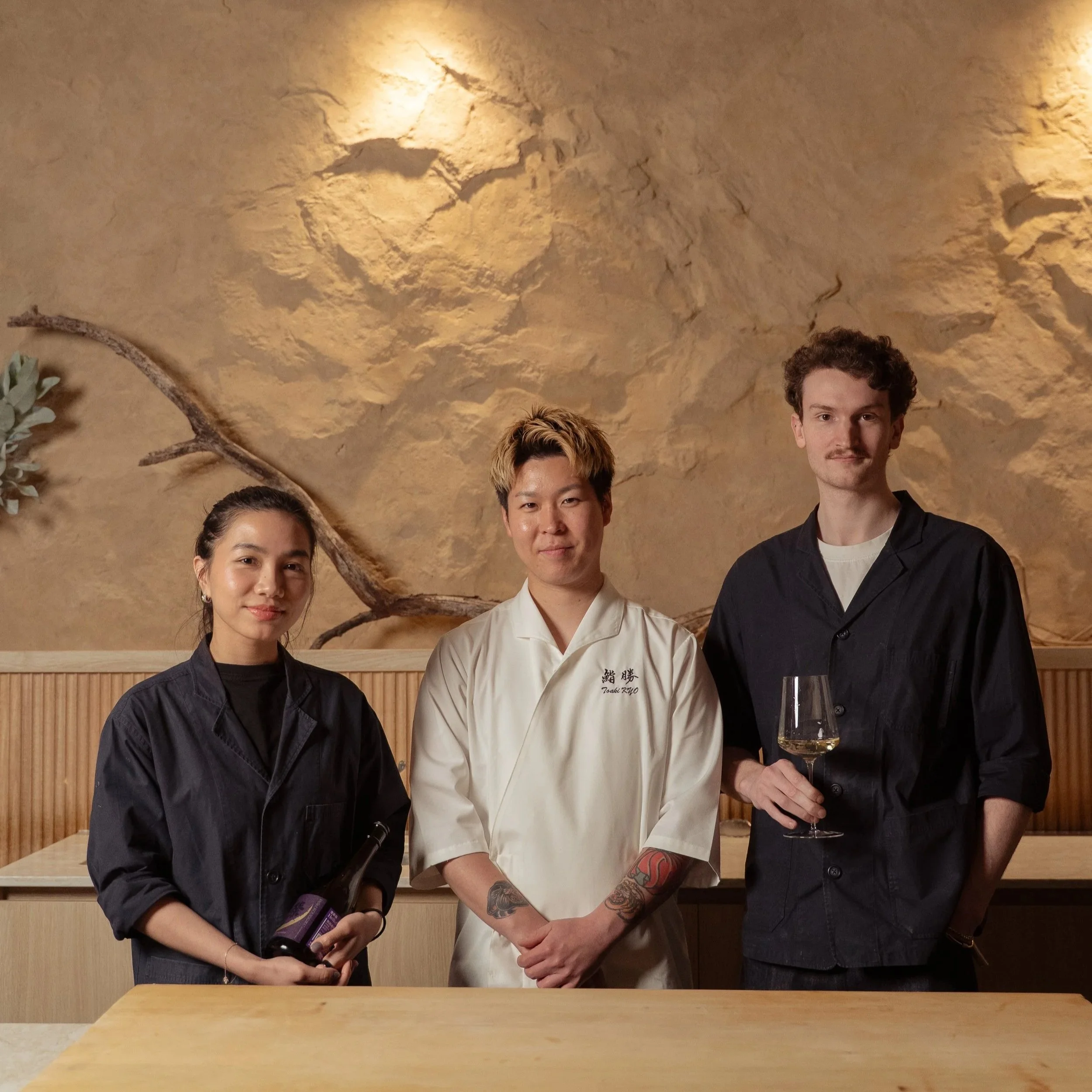 Sushi Sho in-house sommelier for Champagne Night