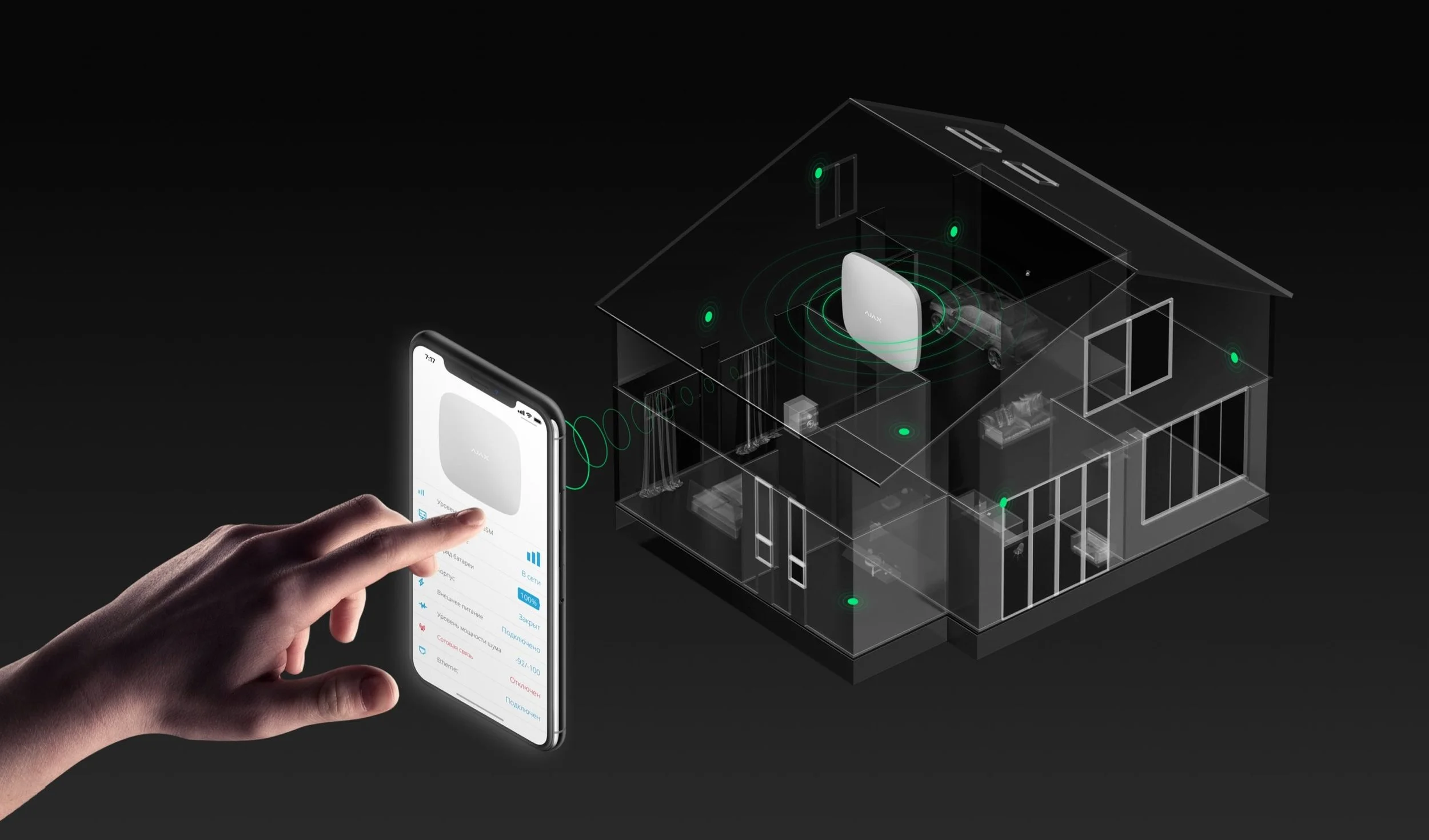 Alarm, CCTV Security, remote app ajax dsc paradox
