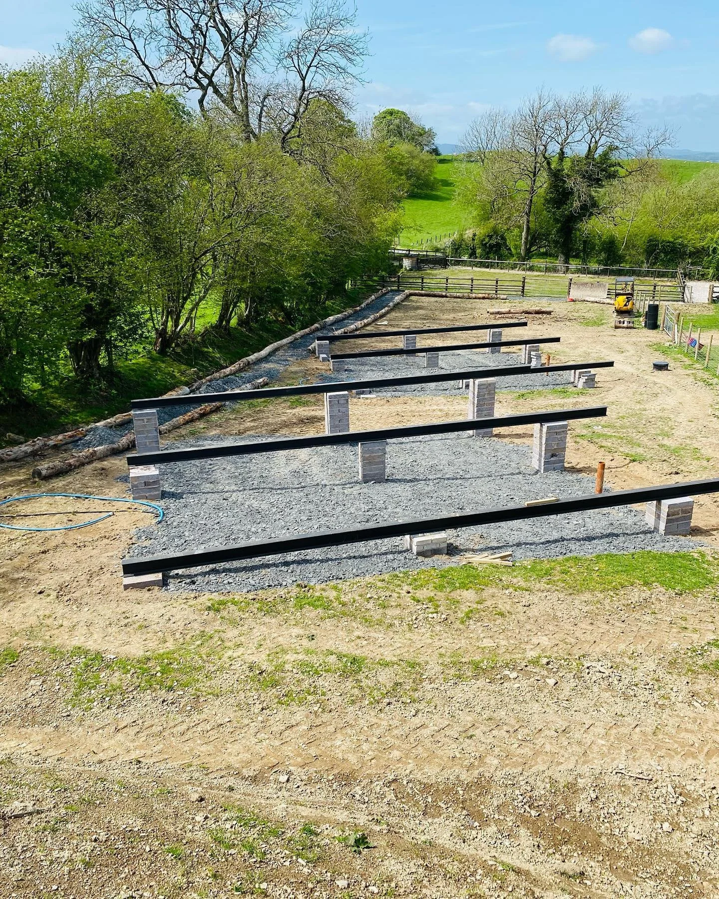 We’ve now got beams for the A-Frames.