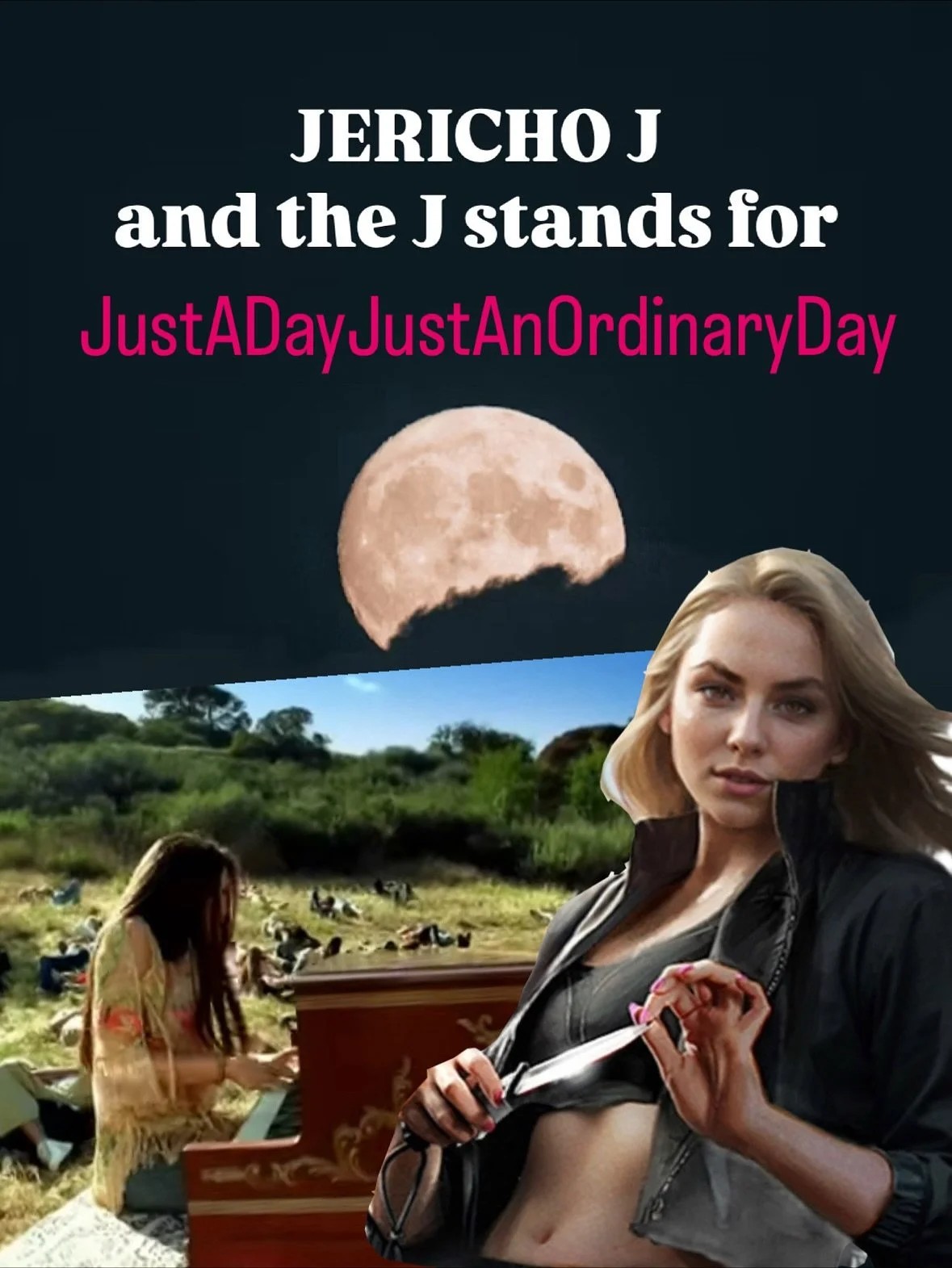 Calling all millennials!
Please enjoy this showcase of the breadth and depth of my photoshopping skills ☠️

Are you ready for Halloween?! 🎃 

Side Note: instead of tropes I want to see more Weird Flexes. Writer friends, what strange niche is going o