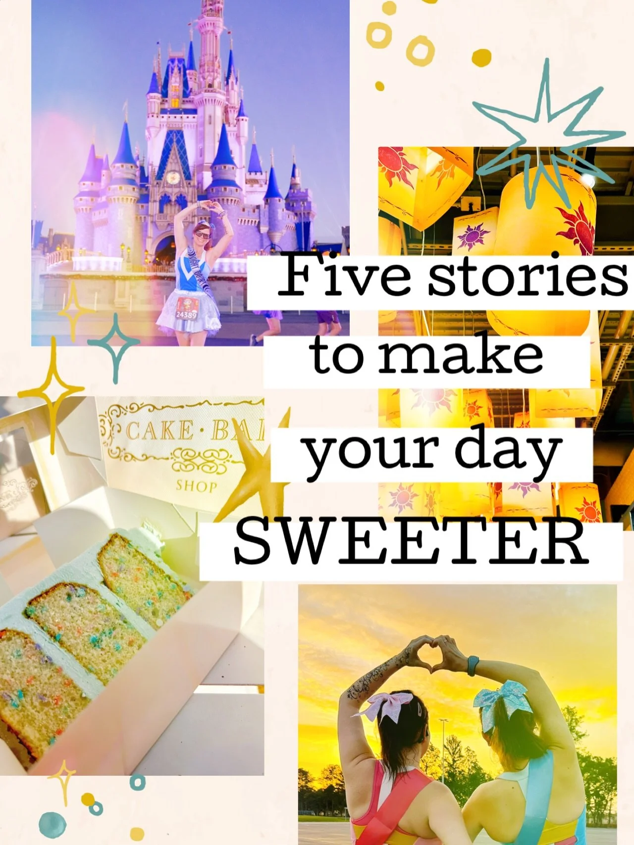 I am not really feeling a Friday five today, so instead I wanted to share 5 stories from this past week that just warmed my heart. 

At #runDisney I ran four races on back to back days, and each morning the announcer Carissa Galloway made a point to 