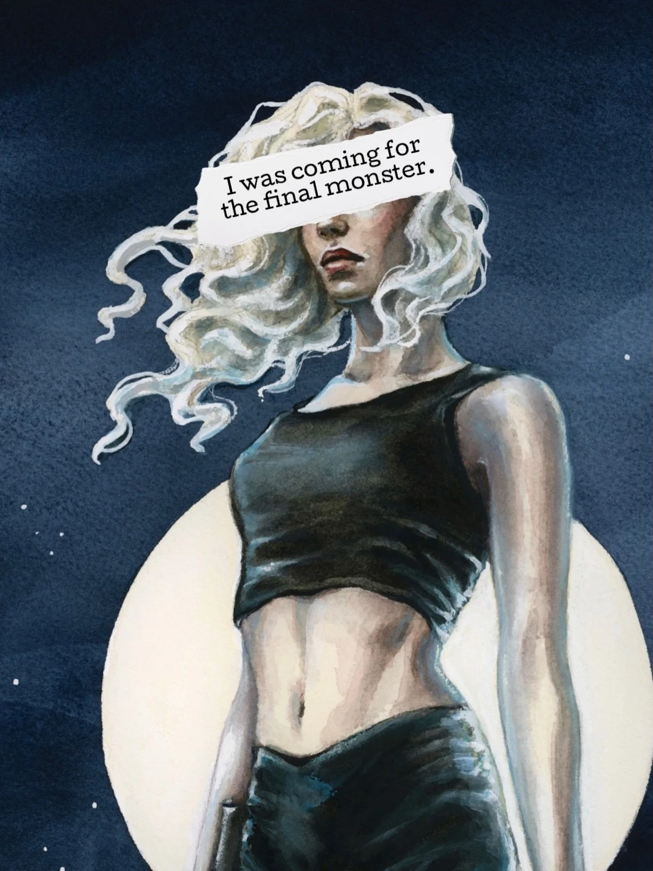 &ldquo;I was coming for the final monster. 
But, with the way I felt at that moment, maybe I was the final monster.&rdquo; 

Favorite line + favorite artwork and a little FREE KU BOOK for your Wednesday!

Yes, THE MIDNIGHT PACK is free on Kindle Unli