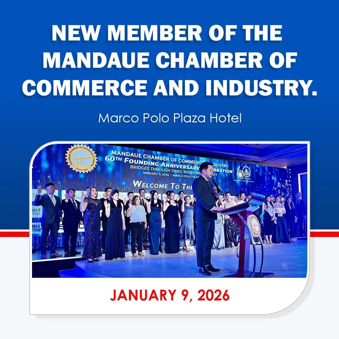 Pharmaplus proudly marks a significant corporate milestone with its induction as a new member of the Mandaue Chamber of Commerce and Industry
