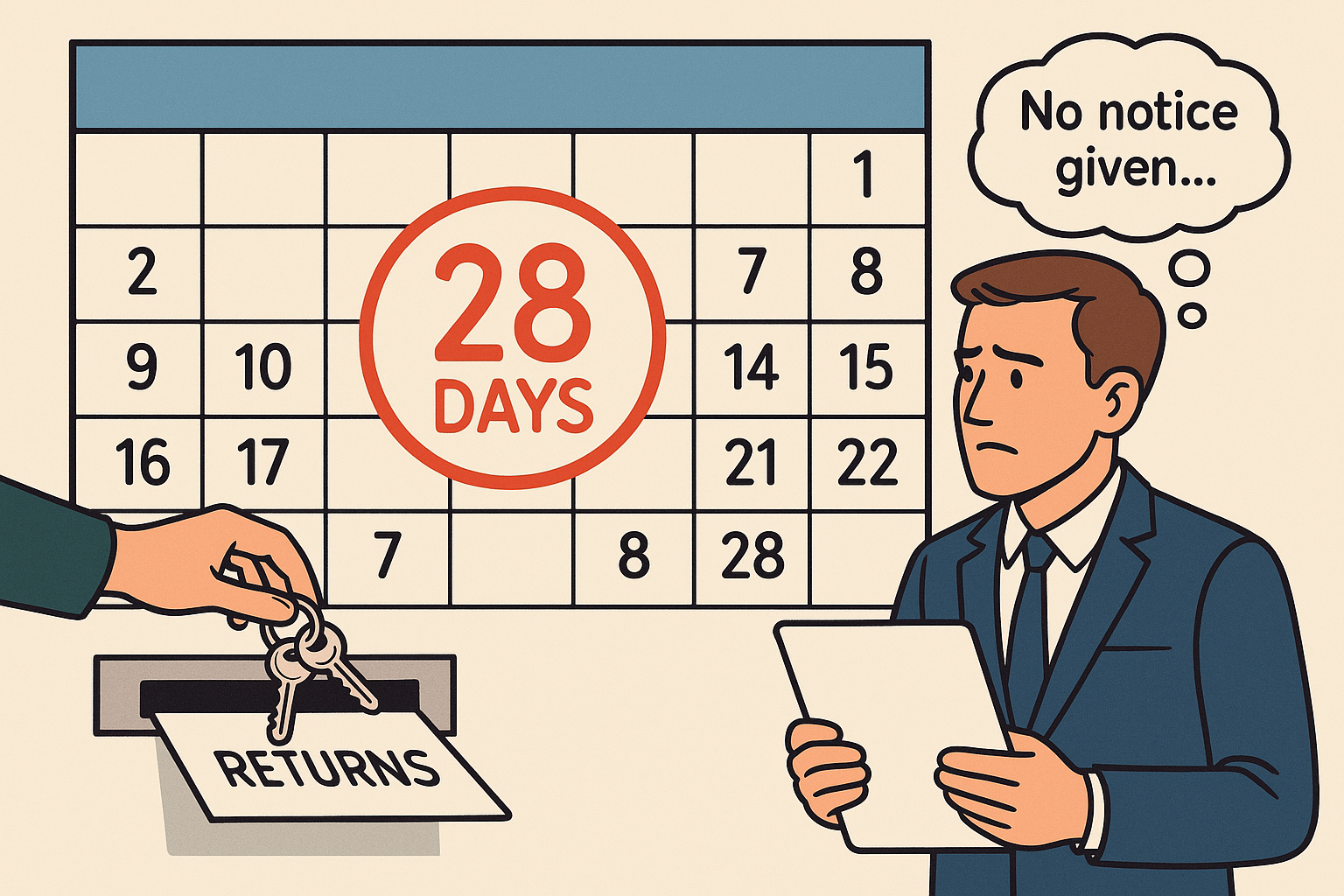 Do Renters Have to Give 28 Days’ Notice at the End of a Fixed Term?