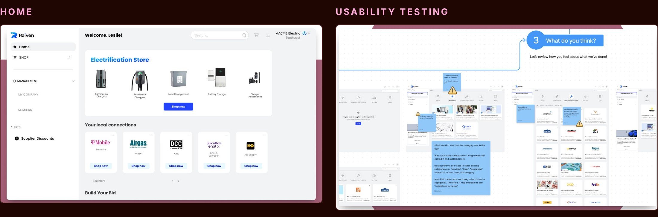 I tested mock-ups with users at every step before anything was built.