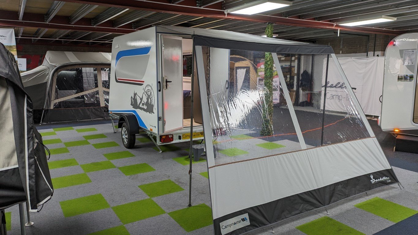 Campmaster Duo Caravan With Isabella Shade Canopy