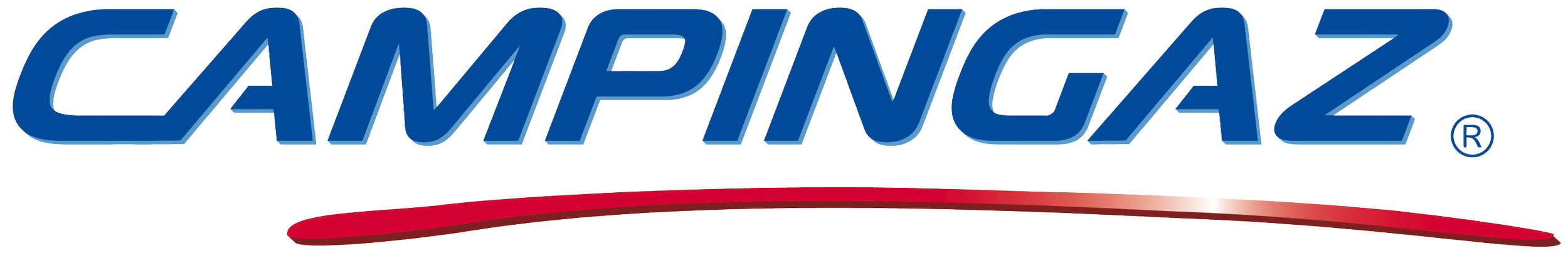 Camp Ingaz logo with stylized blue text and a red swoosh underneath.
