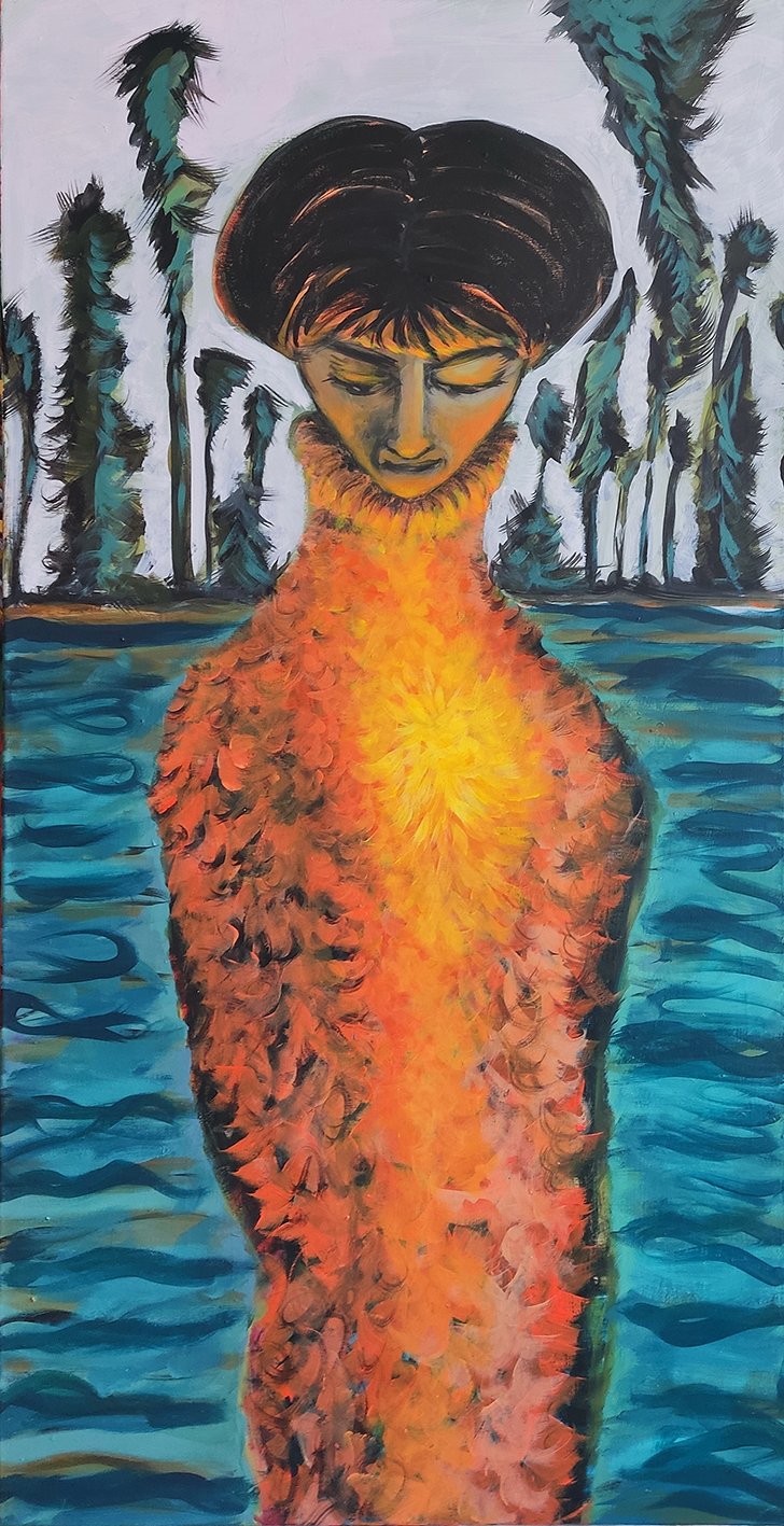 Allerleirauh 2 I 80 x 160 cm I Acryl auf Leinwand I 2023