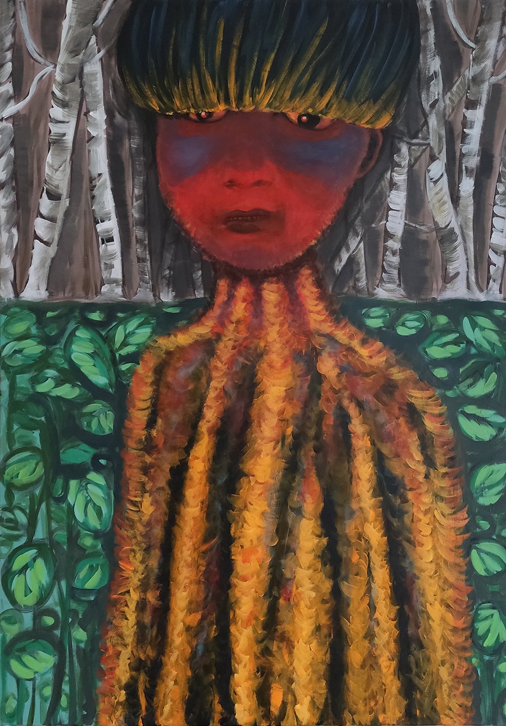 Allerleirauh 1 I 130 x 190 cm I Acryl auf Leinwand I 2022