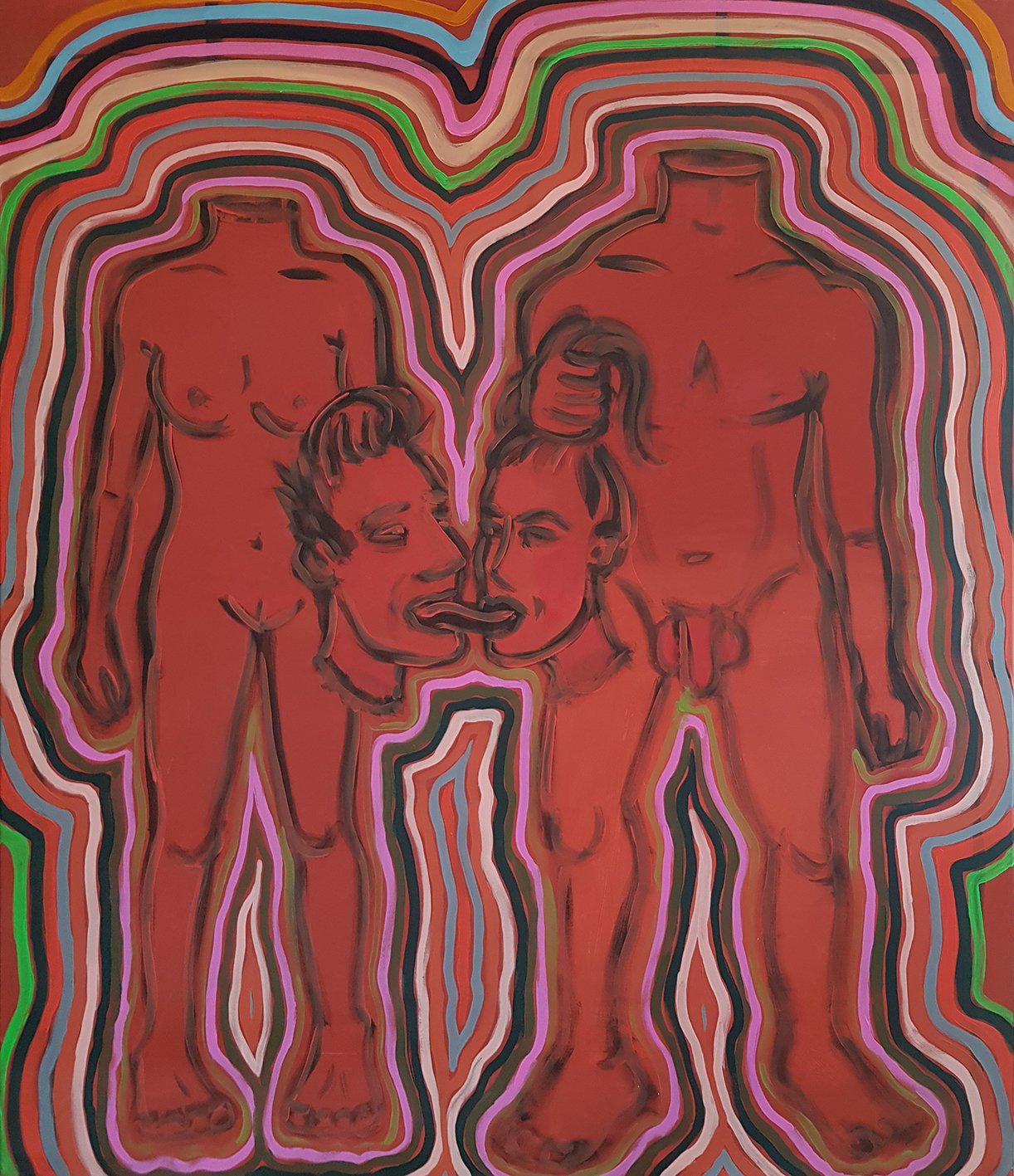 beheaded l 150 x 180 cm l Acryl auf Leinwand I 2014