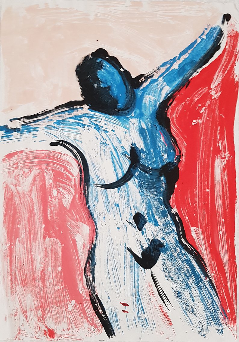 Akt I Siebdruck I 30 x 40 cm I Papier I 1990