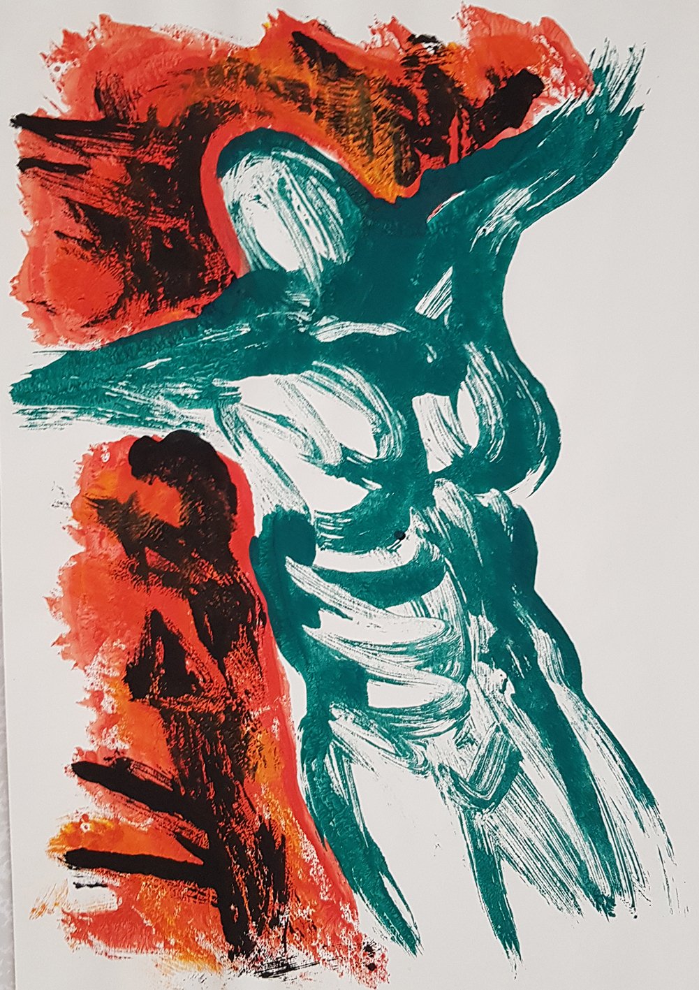 Akt I Siebdruck I 30 x 40 cm I Papier I 1990
