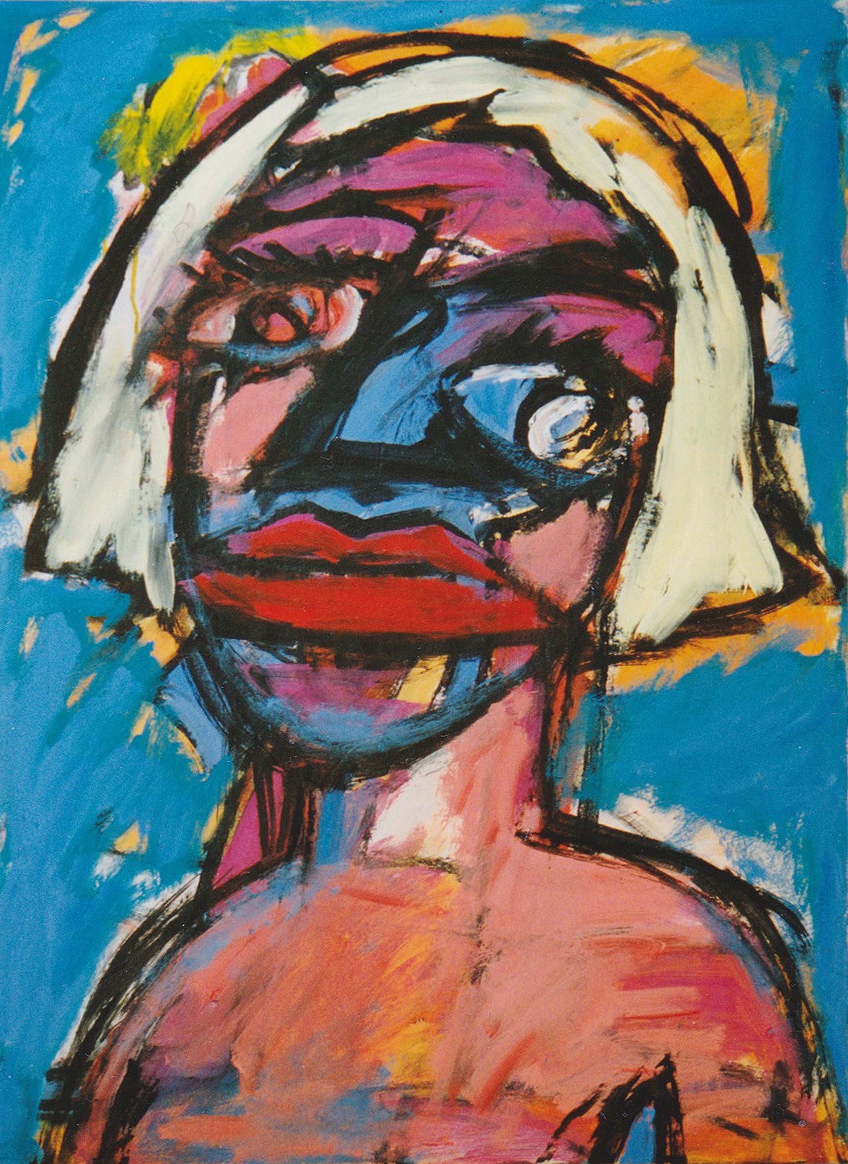 o.T. l 60 x 80 cm l Acryl auf Karton I 1991