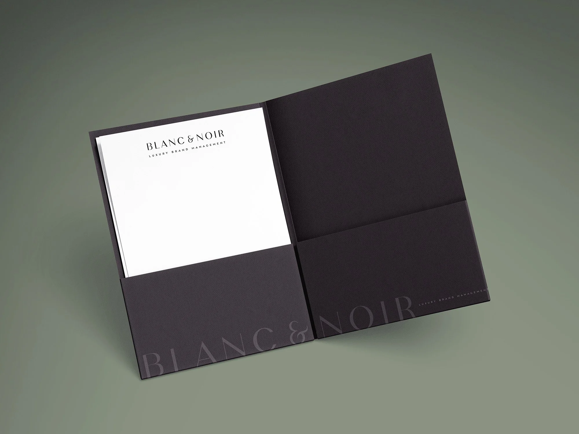 Blanc & Noir folder