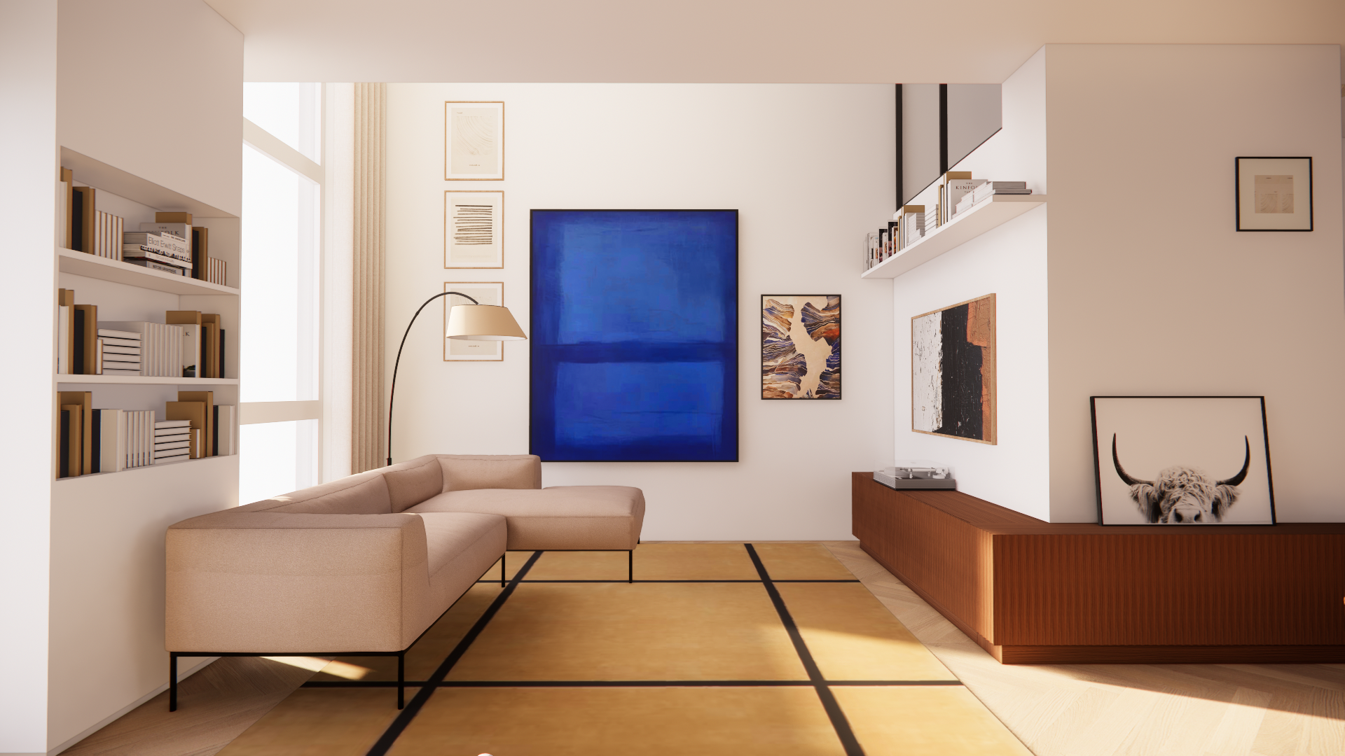 Amsterdam apartment remote interior design direction