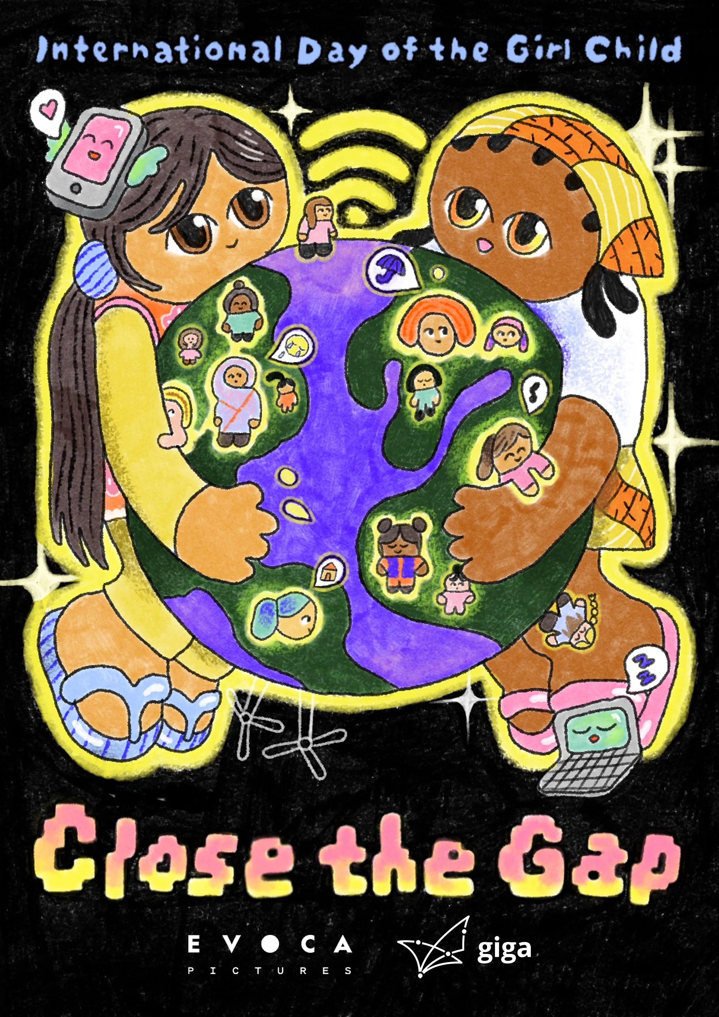 Close the Gap, little animated film about the gender digital divide for the International Day of the Girl Child 