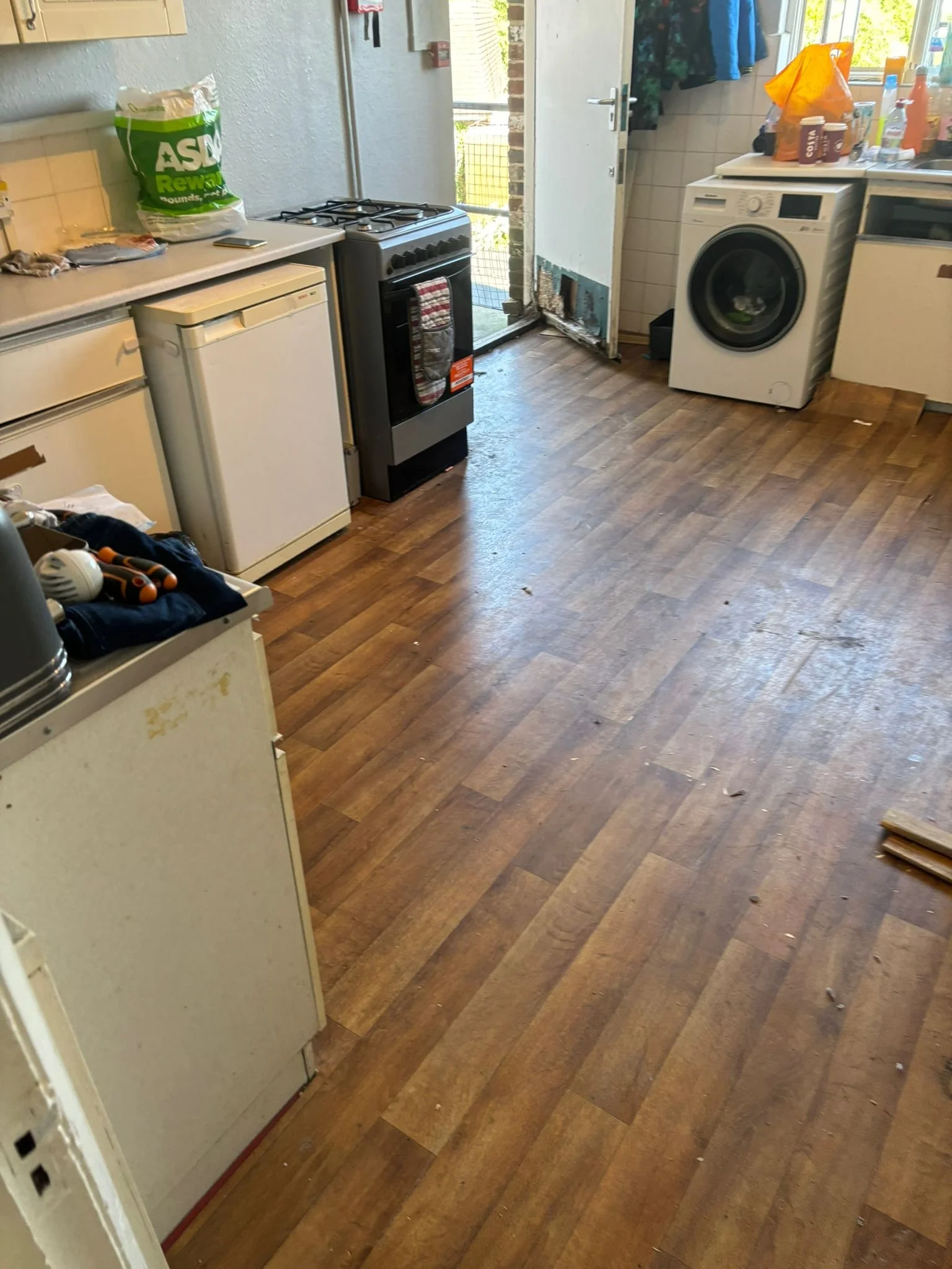 old kitchen floor