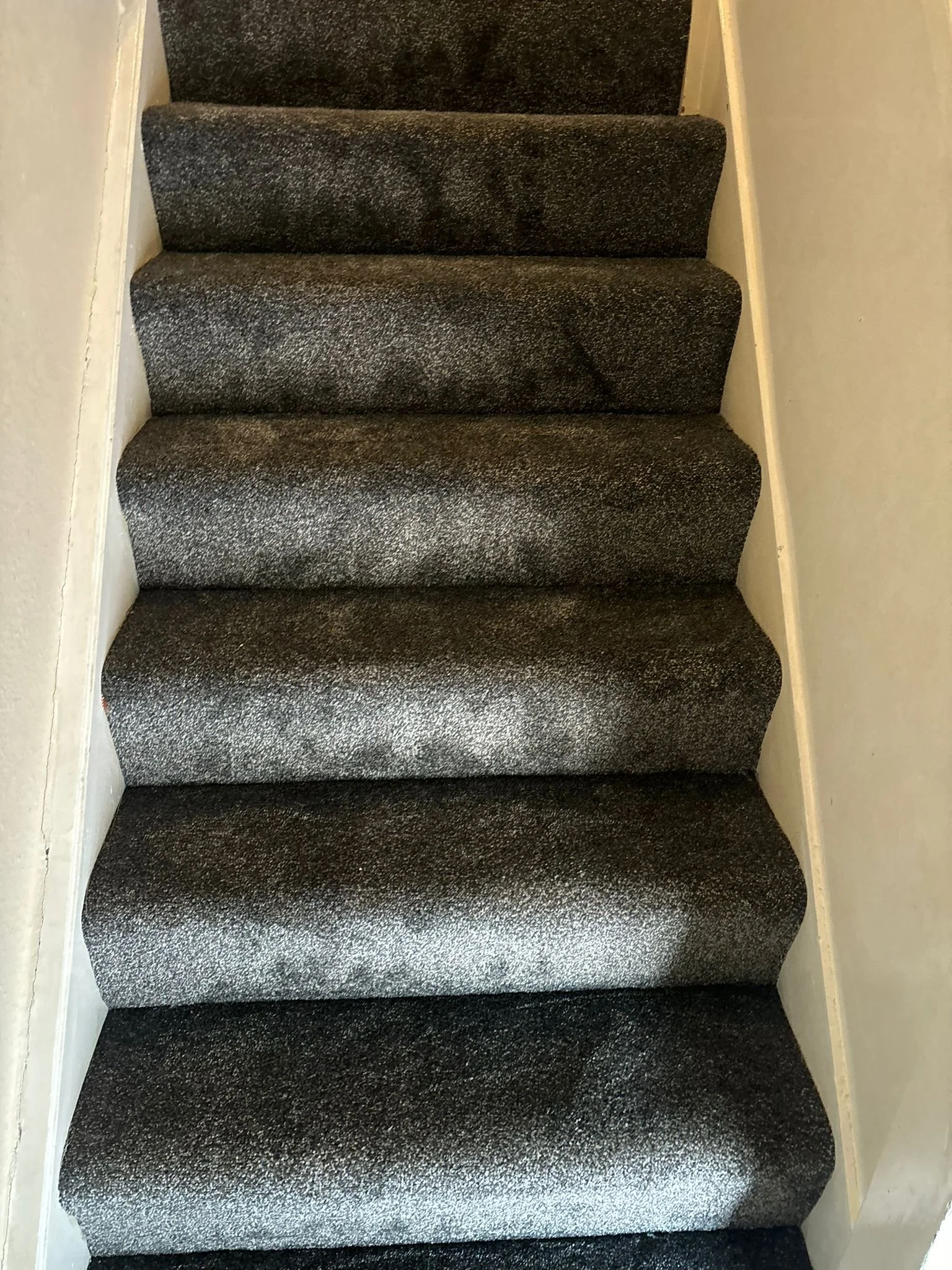 New stairway carpet