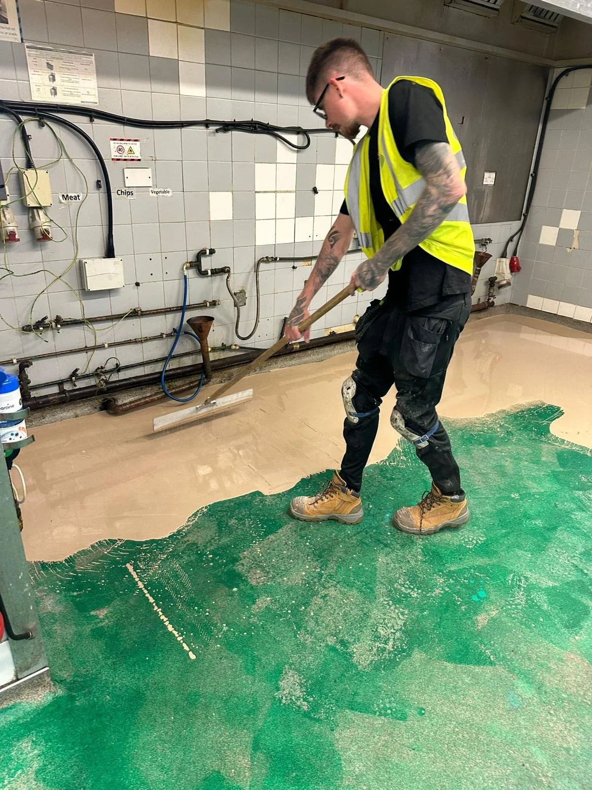 Restaurant Kitchen Floor - Shoreham, West Sussex