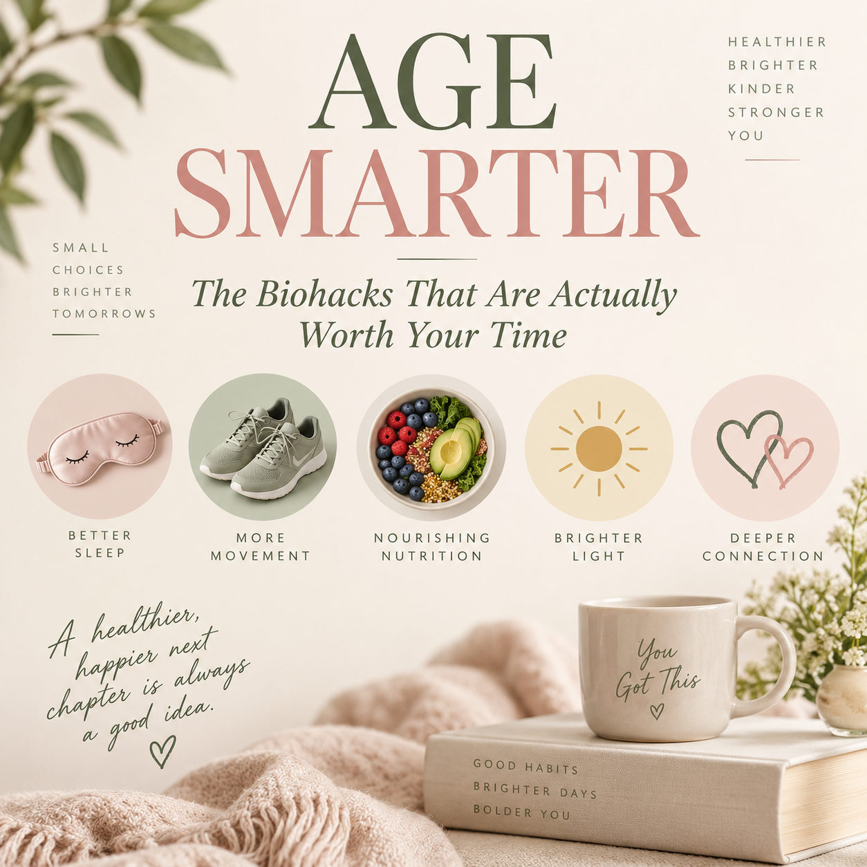 Age Smarter: The Biohacks That Are Actually Worth Your Time ✨