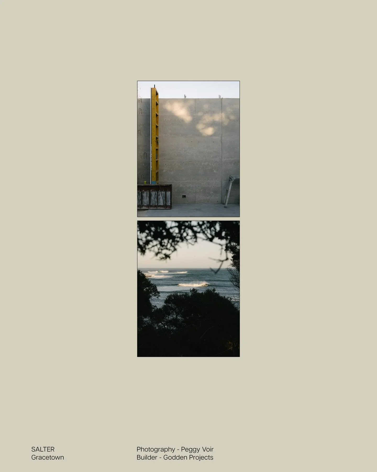 Salter, Gracetown

A site update as this beach house takes shape. A hardy palette of concrete and rammed earth draws on the surrounding dunescape. The salt-speckled, sandy-stoney rammed earth colour was carefully mixed by Dave at South West Rammed Ea