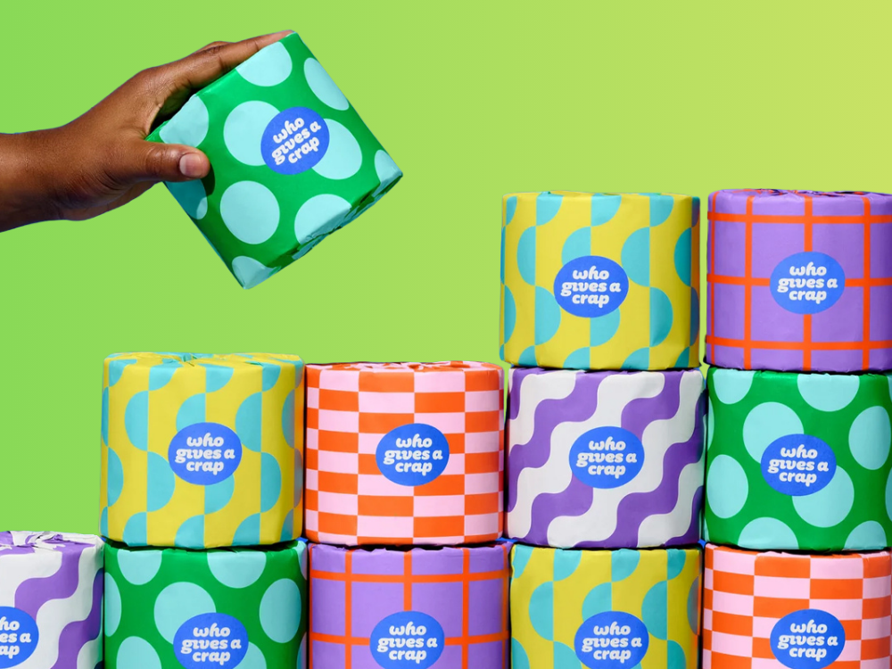 Eco-friendly and socially impactful toilet paper.