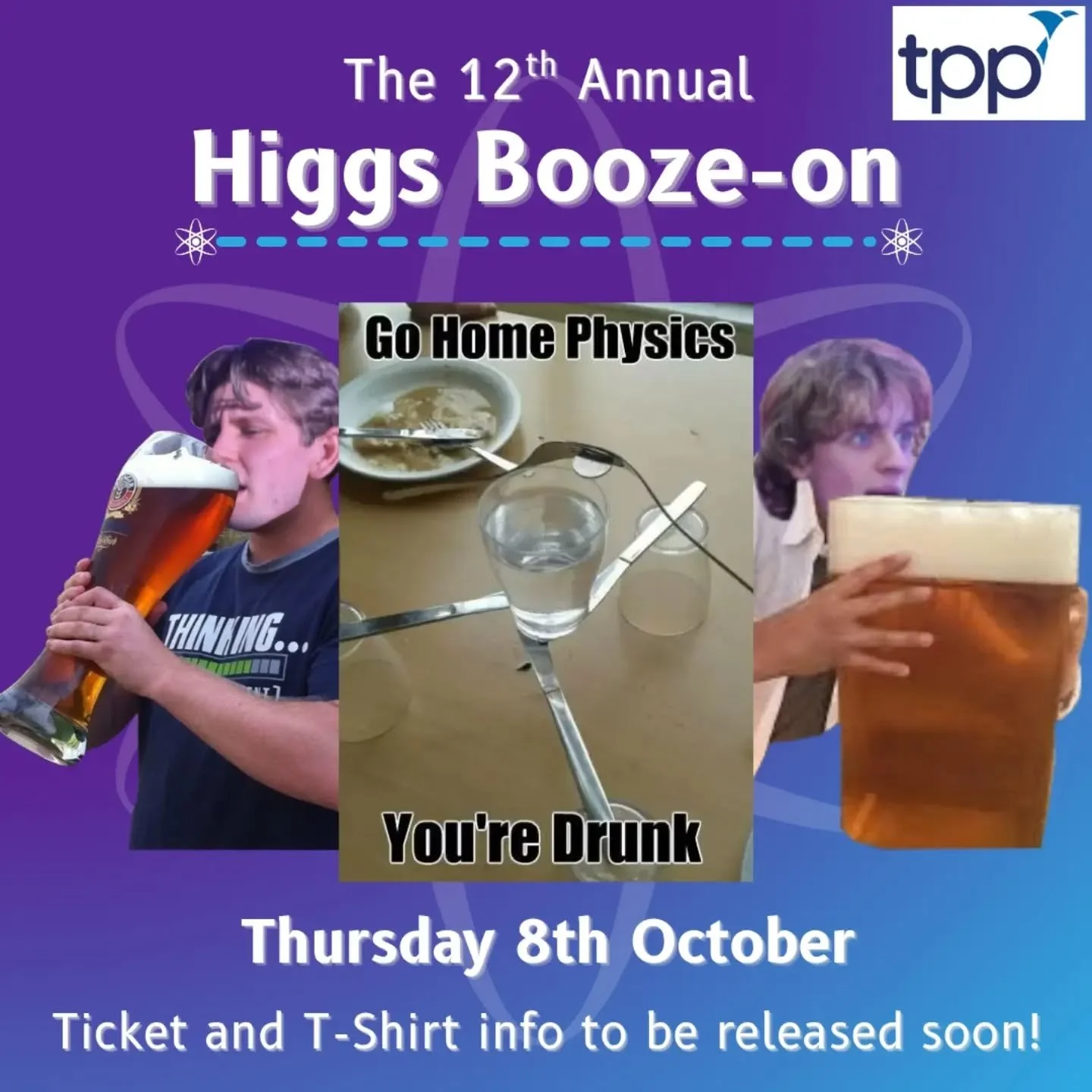 ‼️ARE YOU READY FOR OUR BIGGEST BAR CRAWL OF THE YEAR‼️

The Higgs Booze-On is a can't miss event! Hopping from bar 🍺 to bar🍸, there will be many opportunities to meet new people, making it a night to remember!😆

Information on Broad Street ticket