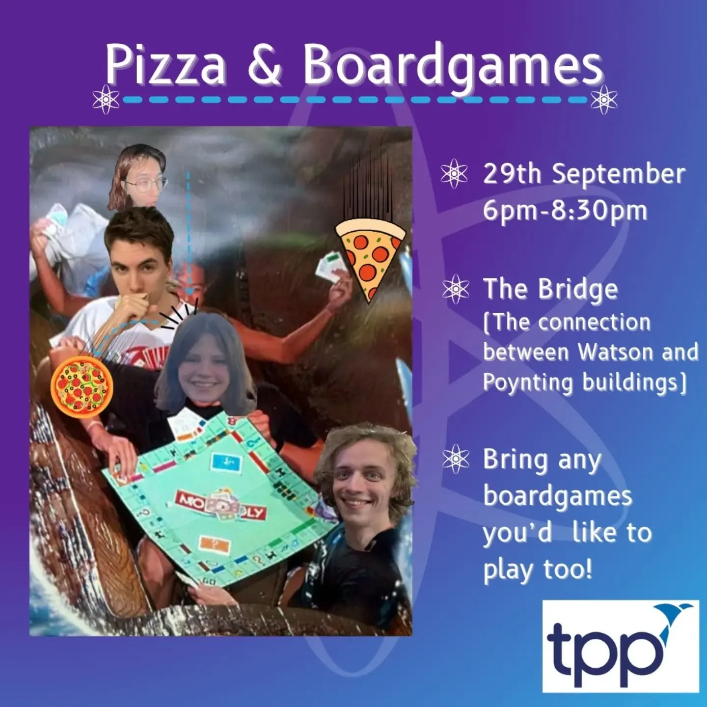 Find new friends 😁 and new foes 😠 to battle it out for the winning position with our collection of boardgames! 🎲
With the lure of free pizza 🍕 set, we look forward to meeting you in our first social event of the year!