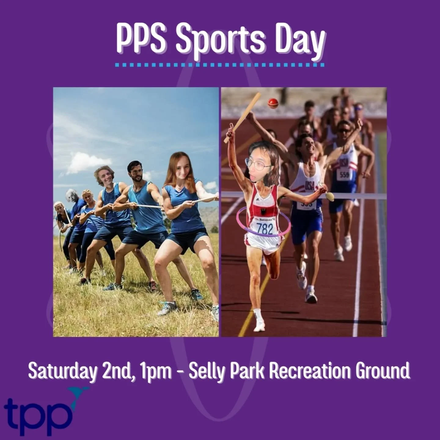 It's time to burn off some of your pent-up energy by joining us at PPS Sports Day! 🏏

On Saturday 2nd May, we have a day of classic sports prepared. So if you're ready to thrash your friends at tug of war, or are looking for a more relaxing sport da