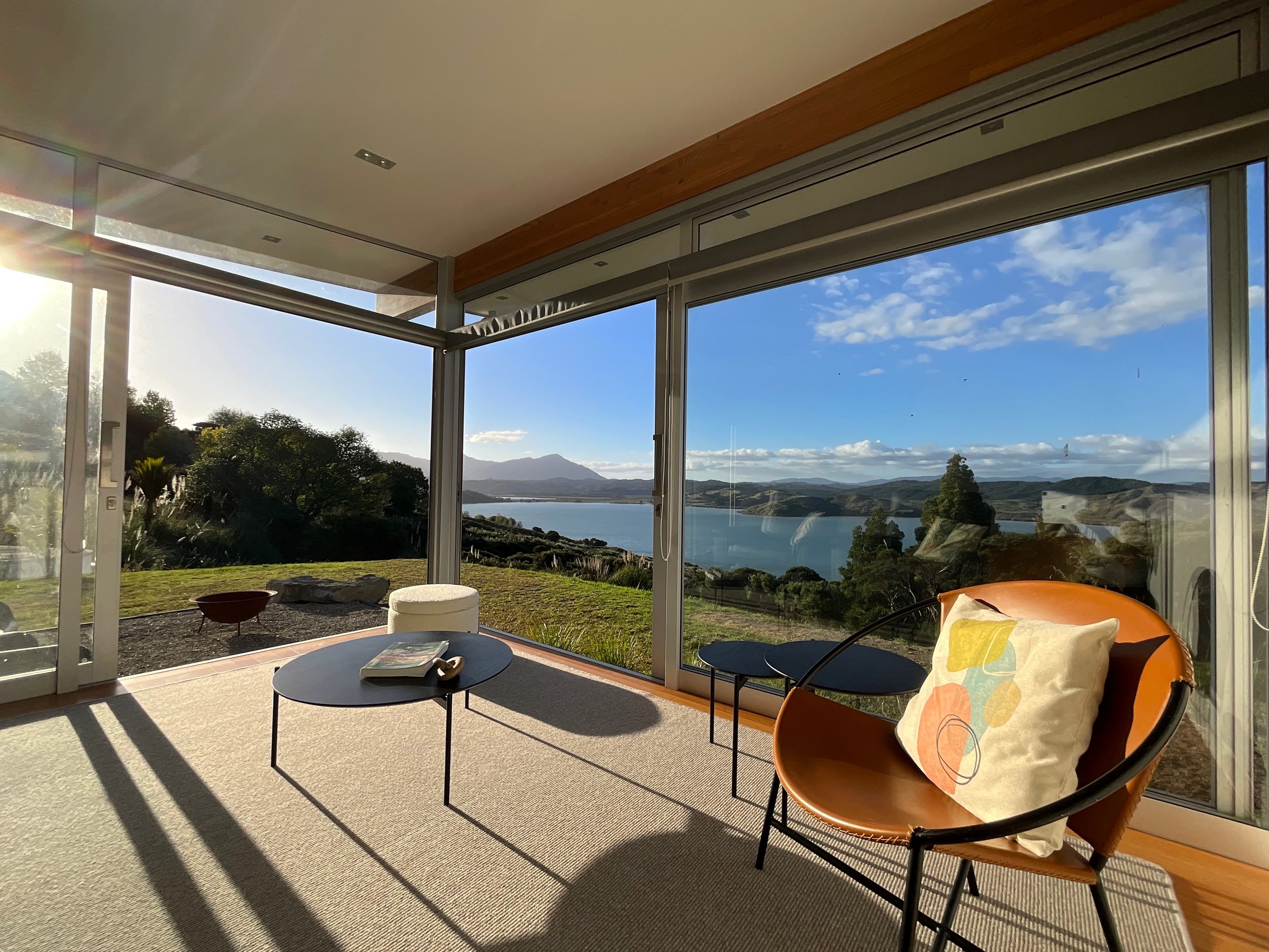Relax in the sun drenched lounge, even during the winter months