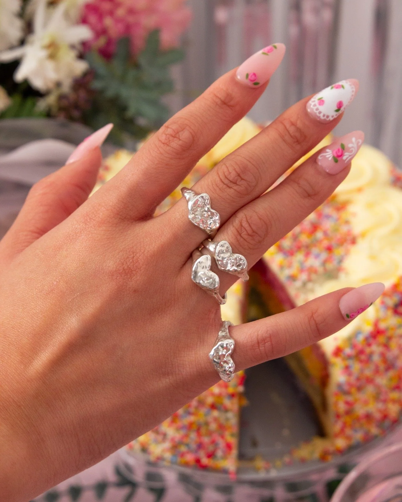 Meet the Lover Grrrl Ring, ultra shiny and ultra textured, it's a stunning staple piece - handmade to be super wearable <3
Available online or at markets this weekend!!