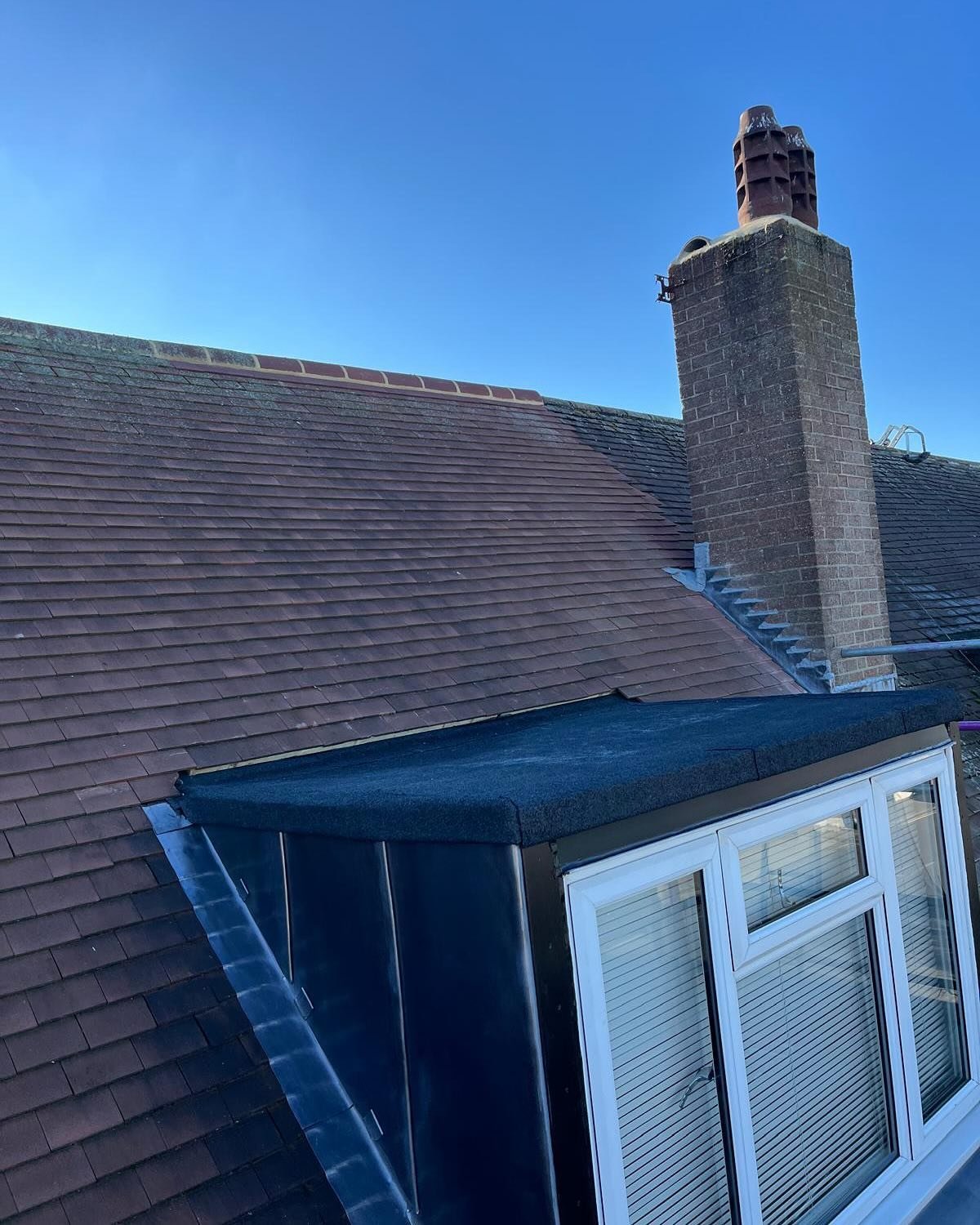 Recently completed Dorma for a client in Bexleyheath Kent works included a new felt top and new Lead works .