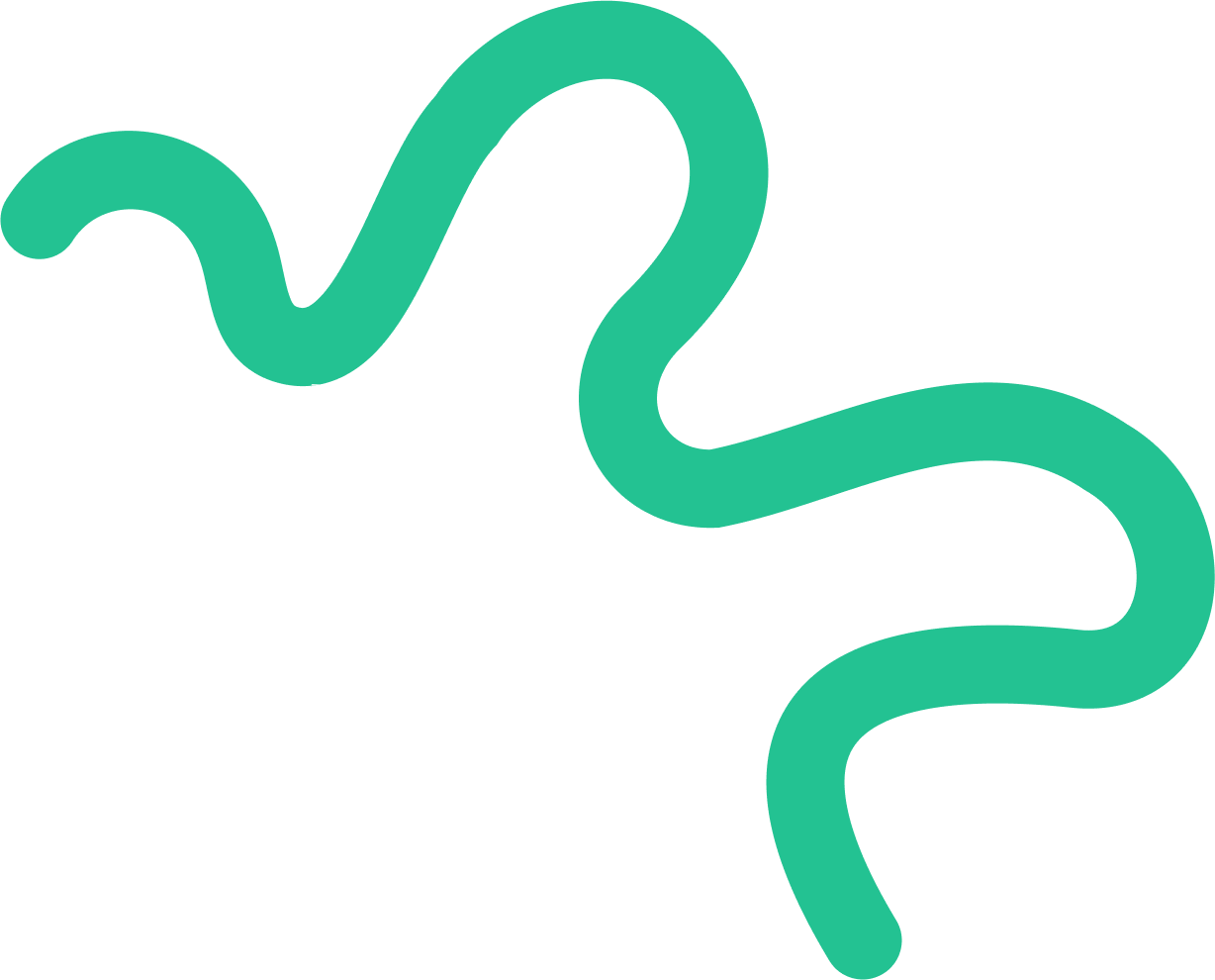A turquoise winding line resembling a snake or river on a black background.
