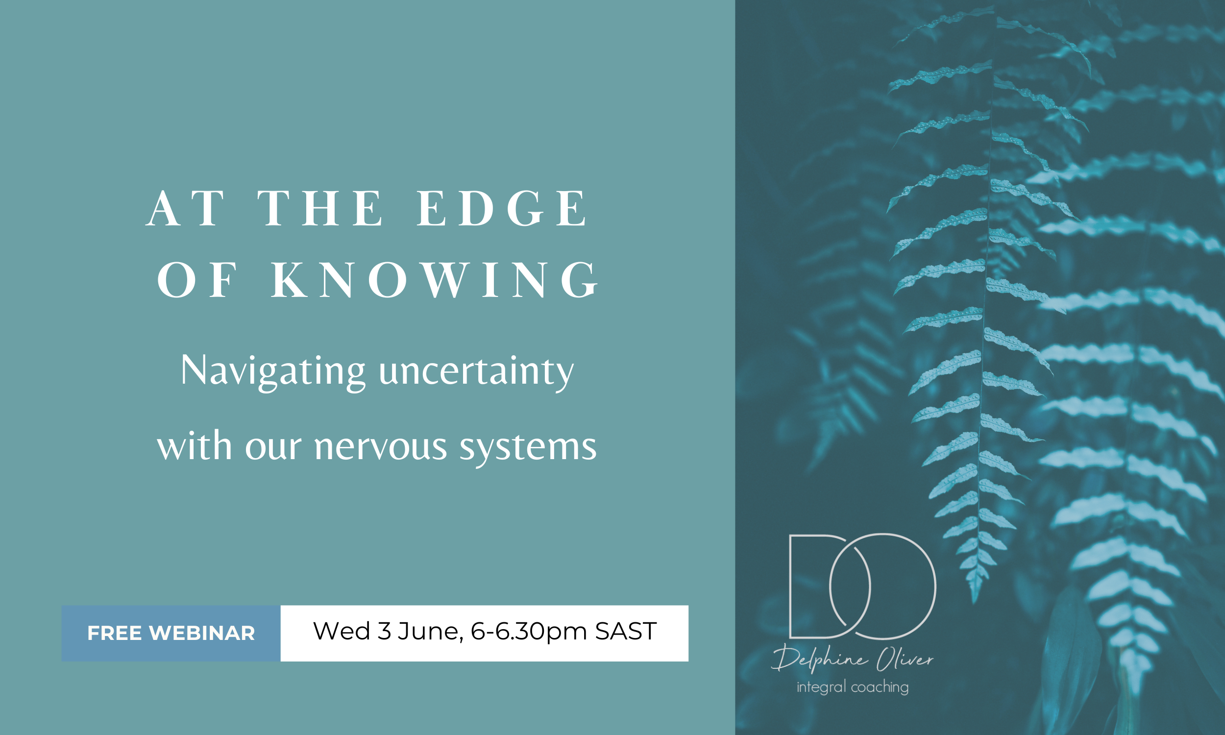 FREE WEBINAR: At the Edge of Knowing
