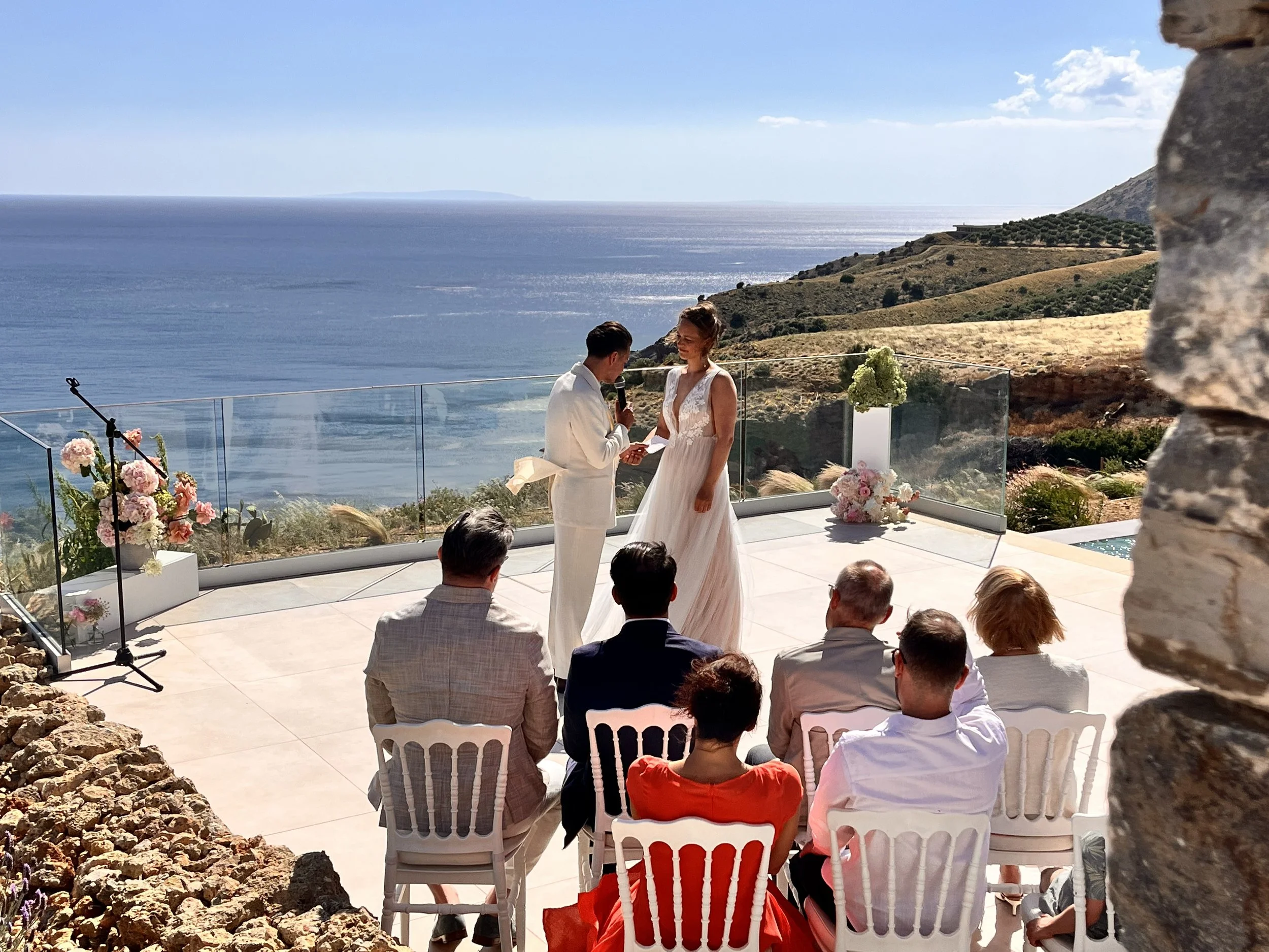 Getting Married at Keras Cliff House: a Wedding on the Cliffs