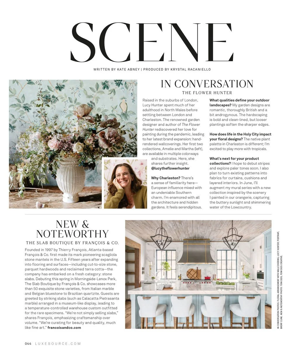 lucy-the-flower-hunter-luxesource-magazine-floral-painting-botanical-wallpapers-cloth-fabrics-linen-grasscloth-interior-design