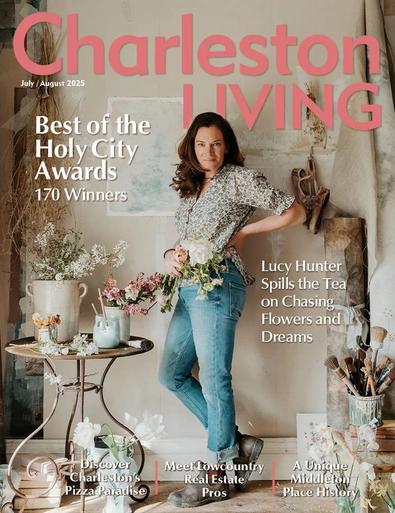 lucy-the-flower-hunter-charleston-living-magazine-floral-painting-wallpapers-cloth-fabrics-linen-grasscloth-interior-design