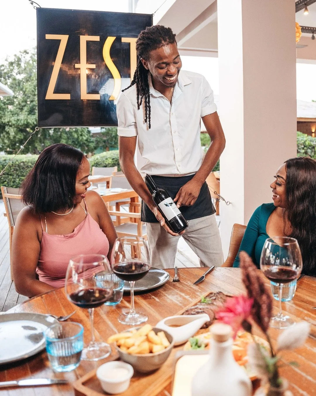 Great wine, better company, unforgettable service. That&rsquo;s Zest. 

#dinner #curacaoisland #curacao #island #zestrestaurant #caribbean #janthiel #janthielbeach #atthebeach