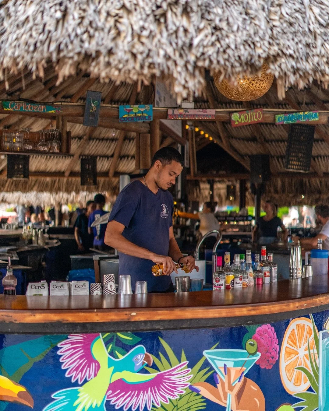 Let our bartenders mix up your next favorite.

#curacaoisland #curacao #beachlife #restaurant #beach #lifeisbetteronthebeach #dushi #brasabeer #zanzibarcuracao #janthielbeach #zanzibarbeach