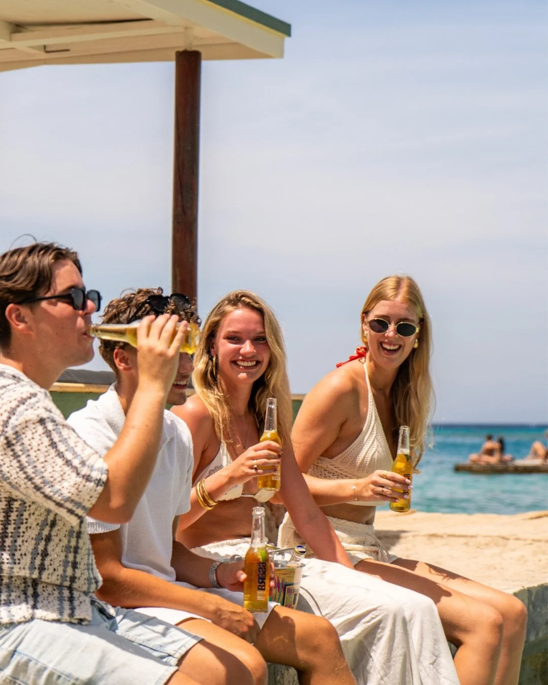 Cheers to salty hair &amp; sunny days.

 #curacaoisland #curacao #beachlife