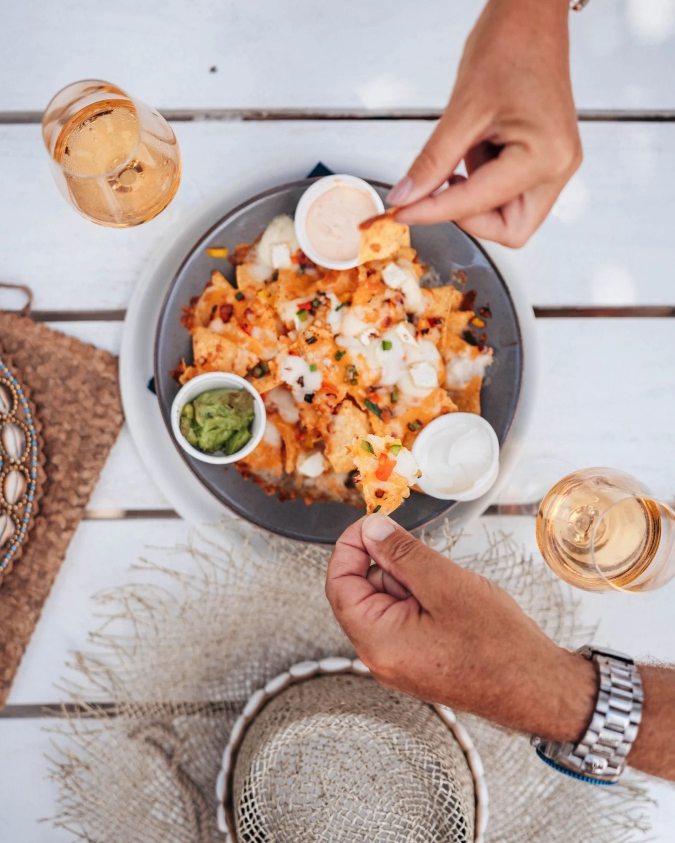 Ros&eacute; and loaded nacho&rsquo;s is actually a very solid idea