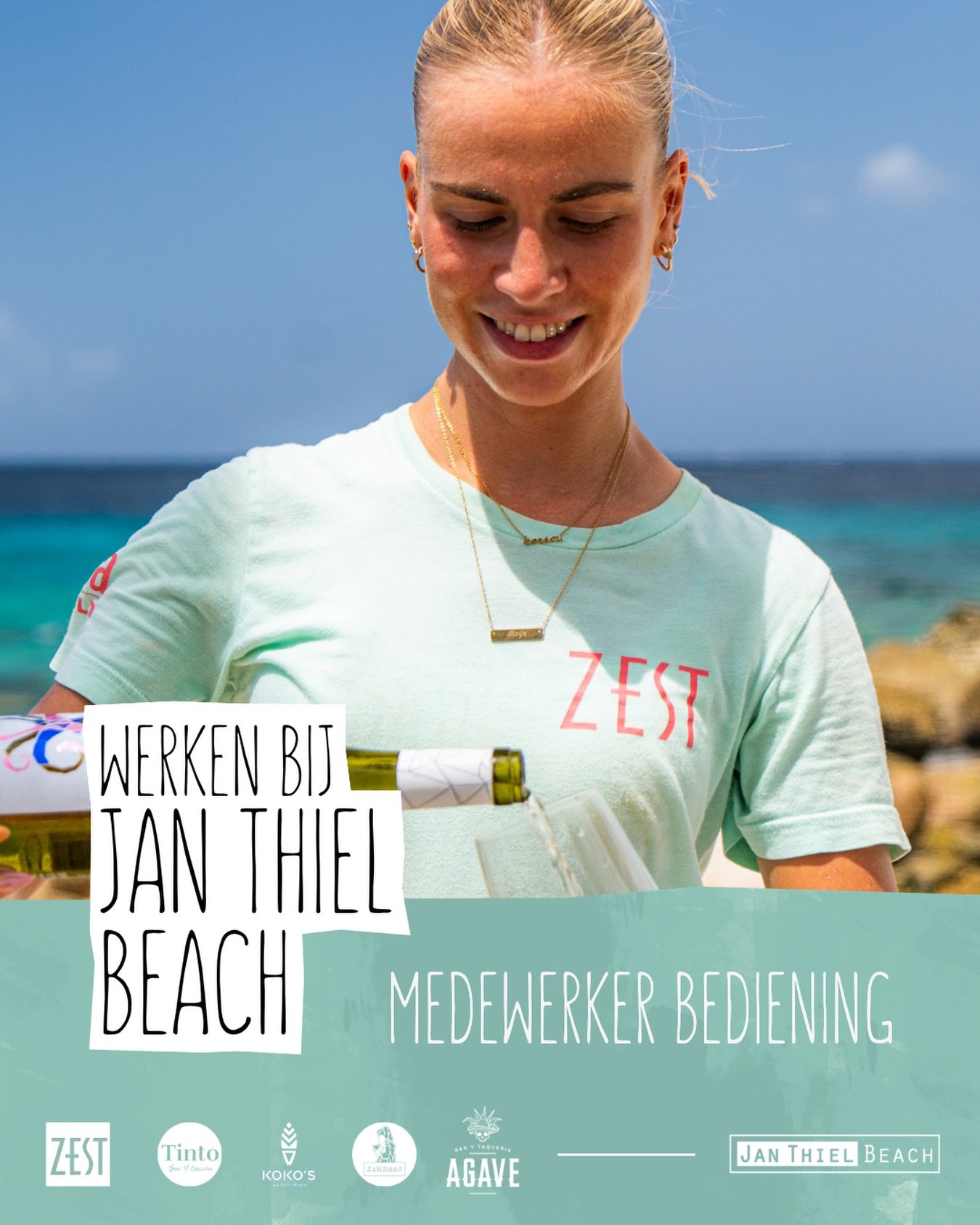 Als jij een passie hebt voor gastvrijheid, bediening en graag wilt werken in een levendige omgeving, is dit jouw kans! 

Bij Zest Beach Cafe zijn we op zoek naar enthousiaste fulltime en parttime horecamedewerkers die klaarstaan om gasten te verwelko