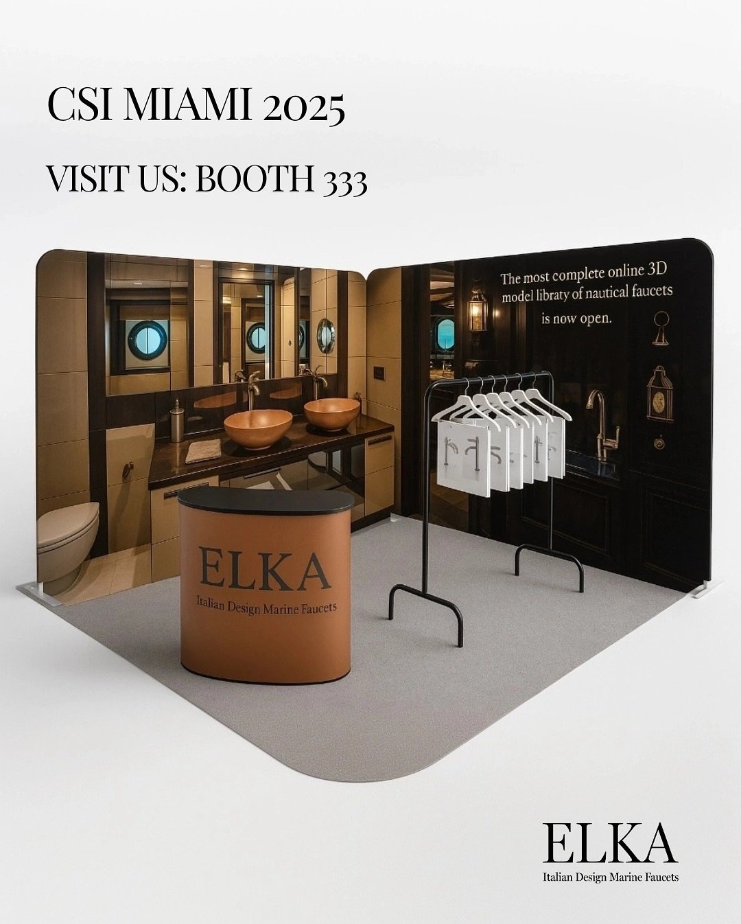 🛥️ At CSI Miami? Discover the Italian design that sets a new standard.

Premium faucets and accessories crafted with the finest marine-grade materials &mdash; built to last, designed to impress.

📍 ELKA &ndash; Booth 333
🎯 100% Made in Italy
🔩 AI