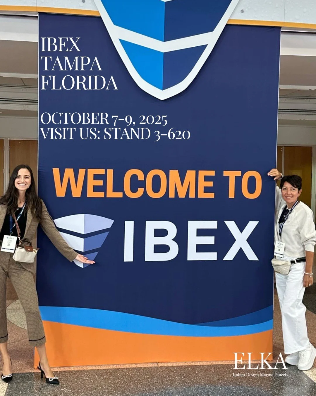 🇺🇸 IBEX 2025 &ndash; Tampa, Florida
Italian design meets the American market

From September 30 to October 2, ELKA took part in IBEX 2025 &ndash; the leading marine industry event in the United States.
At Scandvik booth &ndash; Stand 3-620, visitor