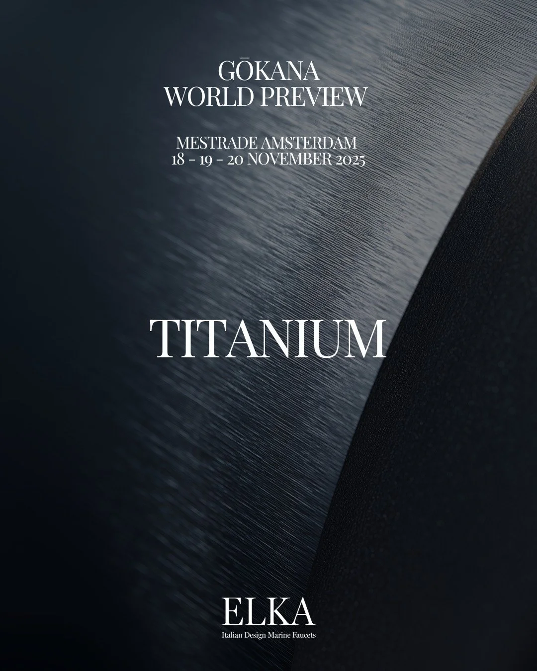 Titanium is not just a material.
It&rsquo;s a statement of strength, purity and precision.

At METSTRADE 2025, ELKA presents its own interpretation:
Titanium, reimagined for marine design.

📍 Hall 1 &ndash; Stand 01.322 | RAI Amsterdam

#ELKADesign 