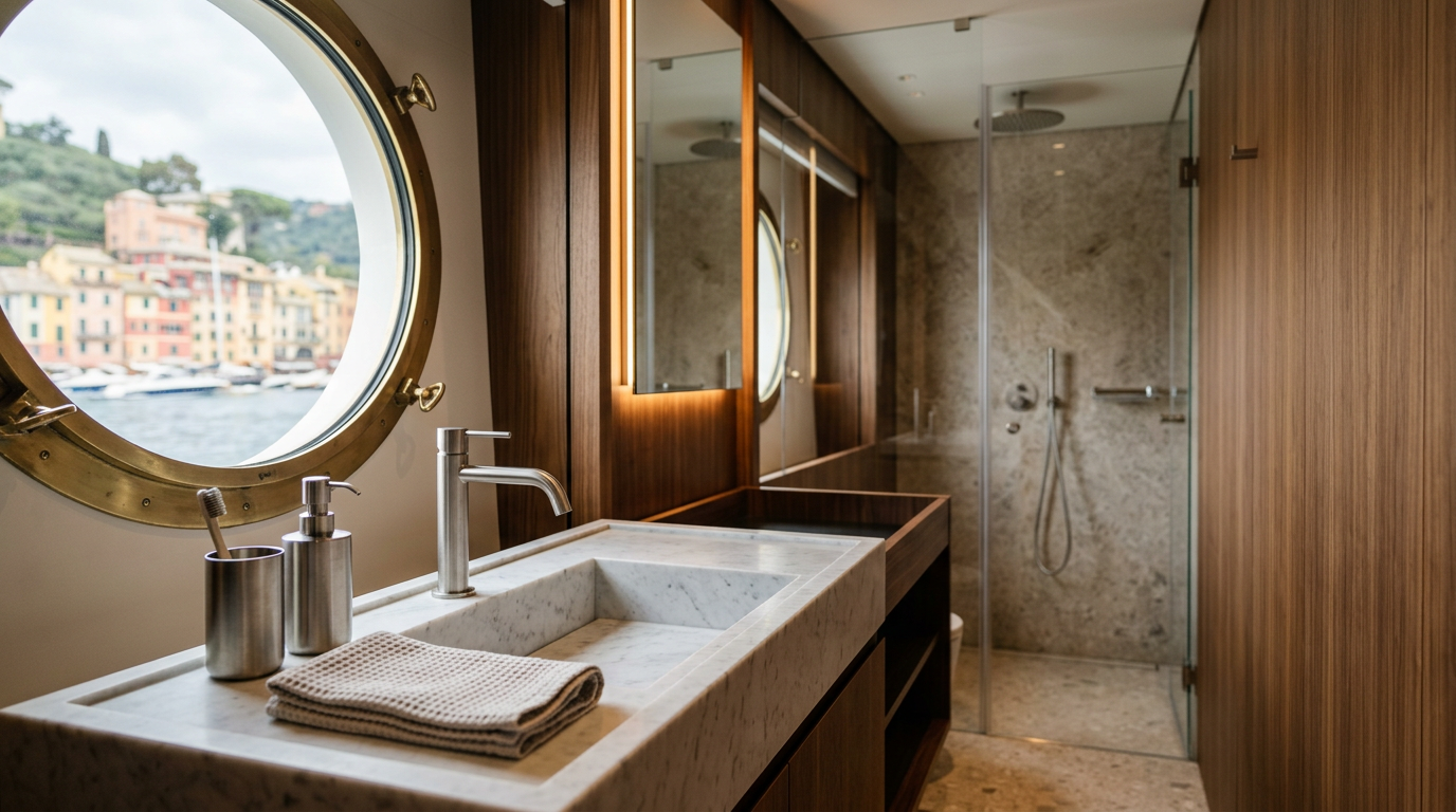 Yacht Bathroom Refit: Replacing Onboard Faucets