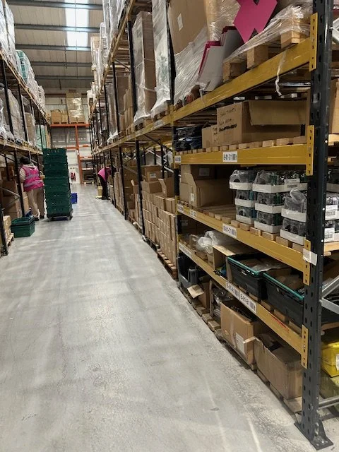 Racking aisle
