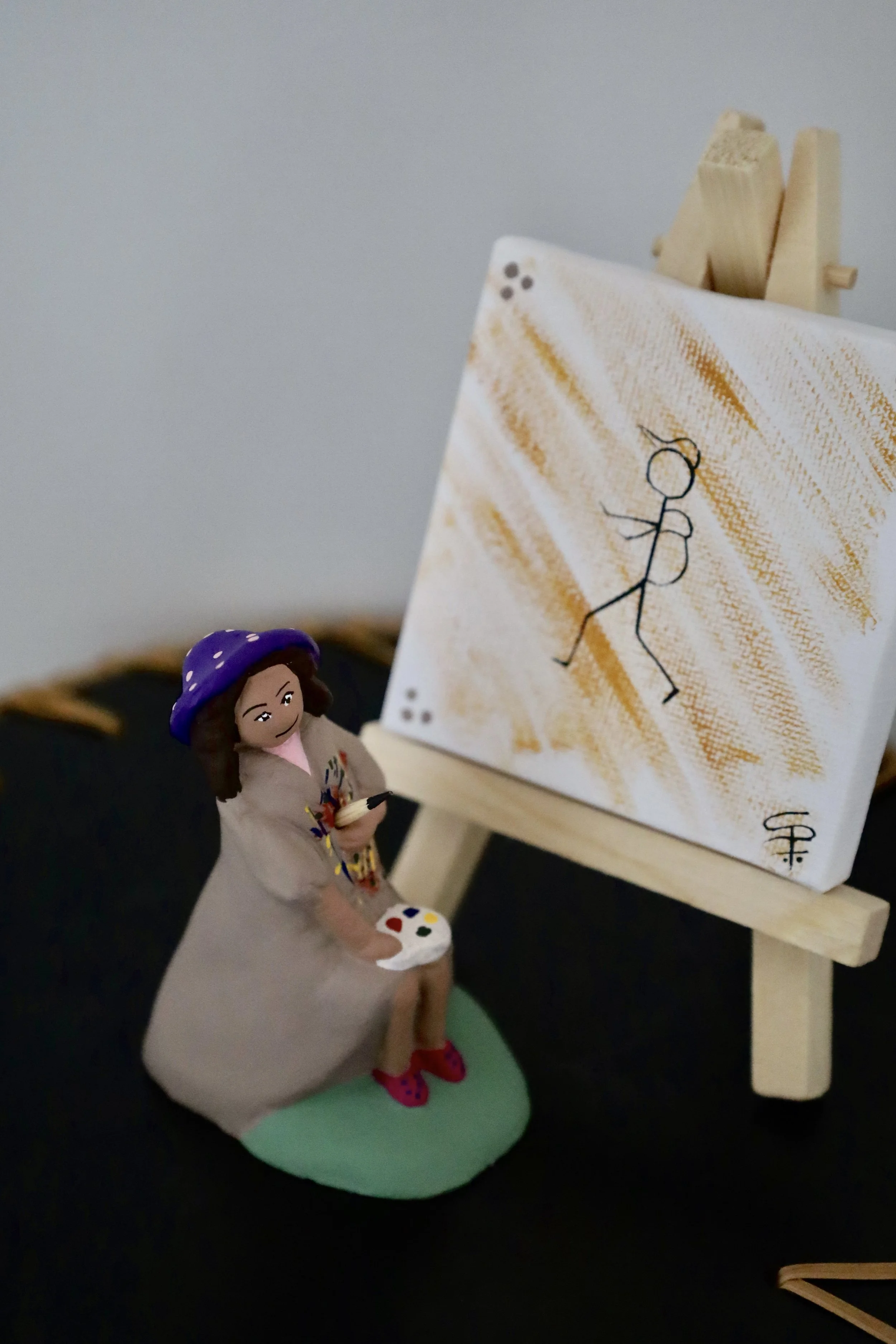 L’artiste peintre et son chevalet