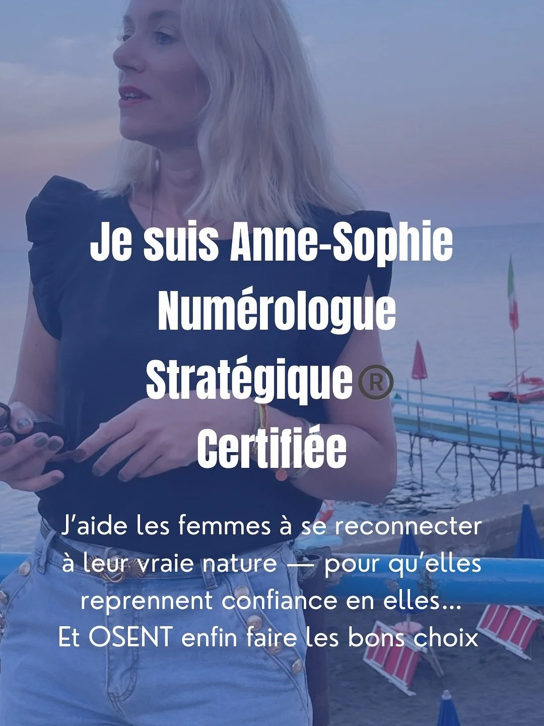 Je suis Anne-Sophie, Num&eacute;rologue Strat&eacute;gique  certifi&eacute;e. 🔢

J&rsquo;aide les femmes &agrave; se reconnecter &agrave; leur vraie nature &mdash; pour qu&rsquo;elles reprennent confiance en elles&hellip;

Et OSENT enfin faire les b