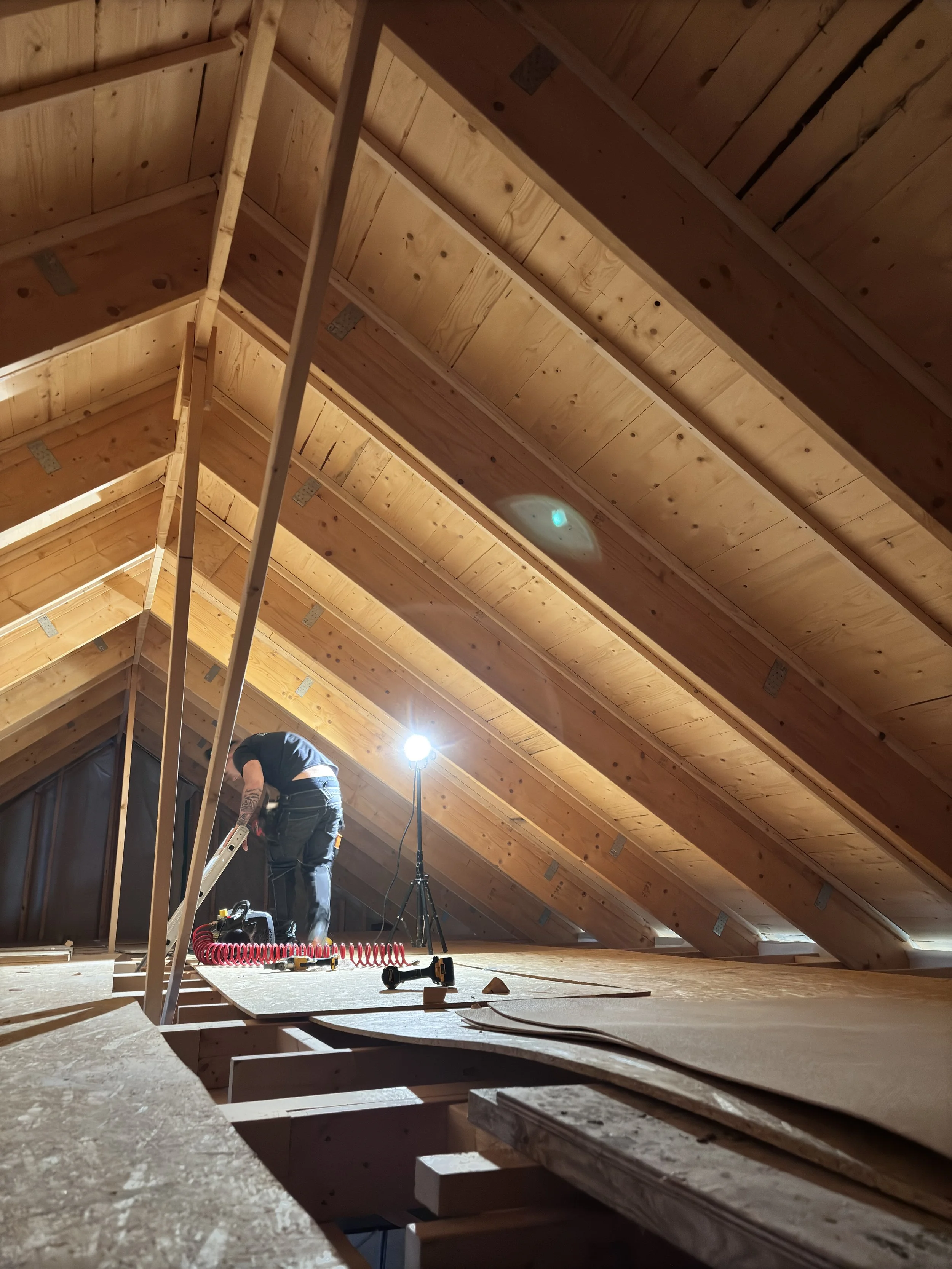 Luftning av innertak